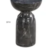 Rue Marble Indoor / Outdoor Round Side Table