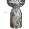 Rue Marble Indoor / Outdoor Round Side Table