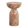 Rue Marble Indoor / Outdoor Round Side Table