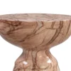 Rue Marble Indoor / Outdoor Round Side Table