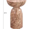 Rue Marble Indoor / Outdoor Round Side Table