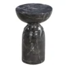 Rue Marble Indoor / Outdoor Round Side Table