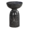 Rue Marble Indoor / Outdoor Round Side Table