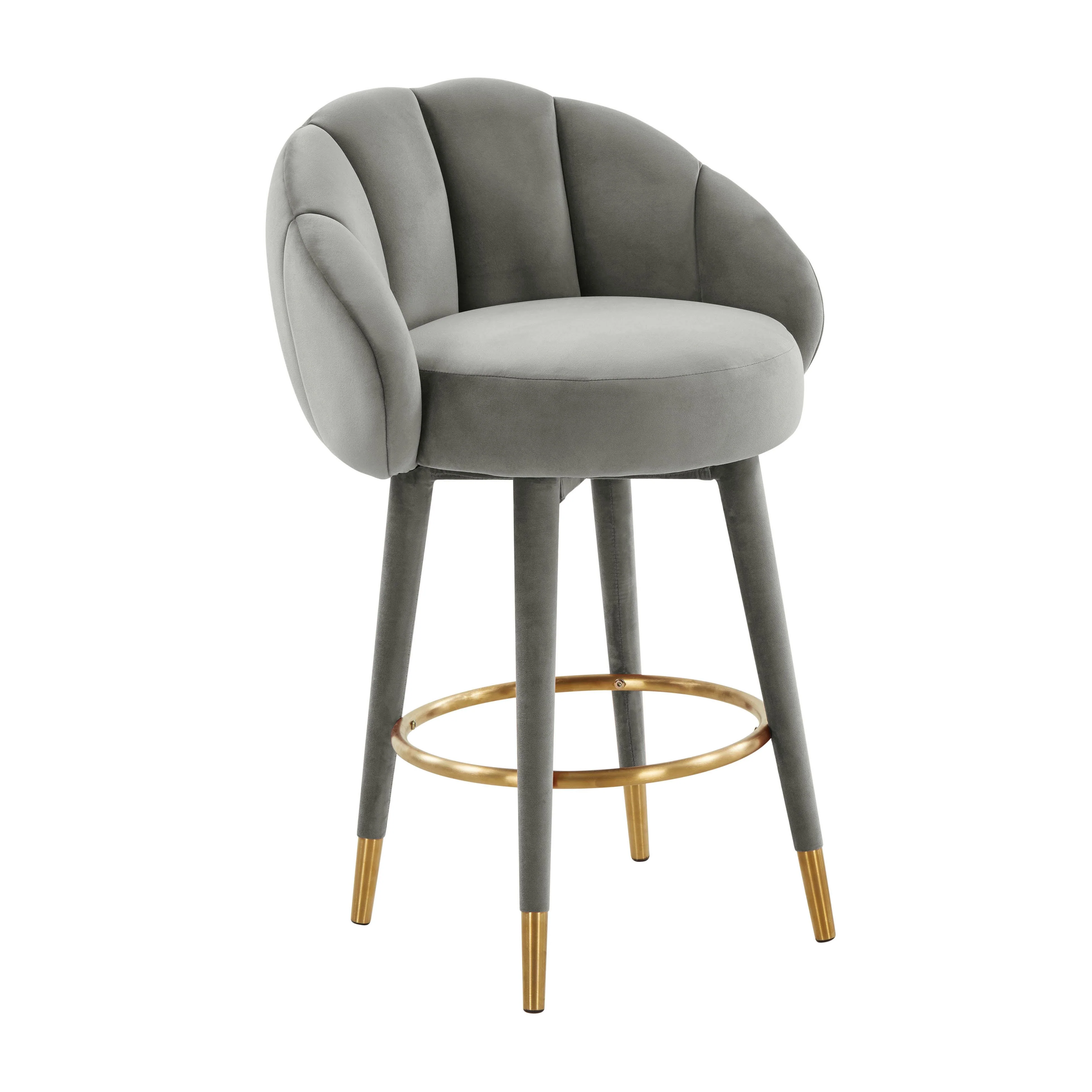 Myla Velvet Swivel Stool 67 Myla Velvet Swivel Stool