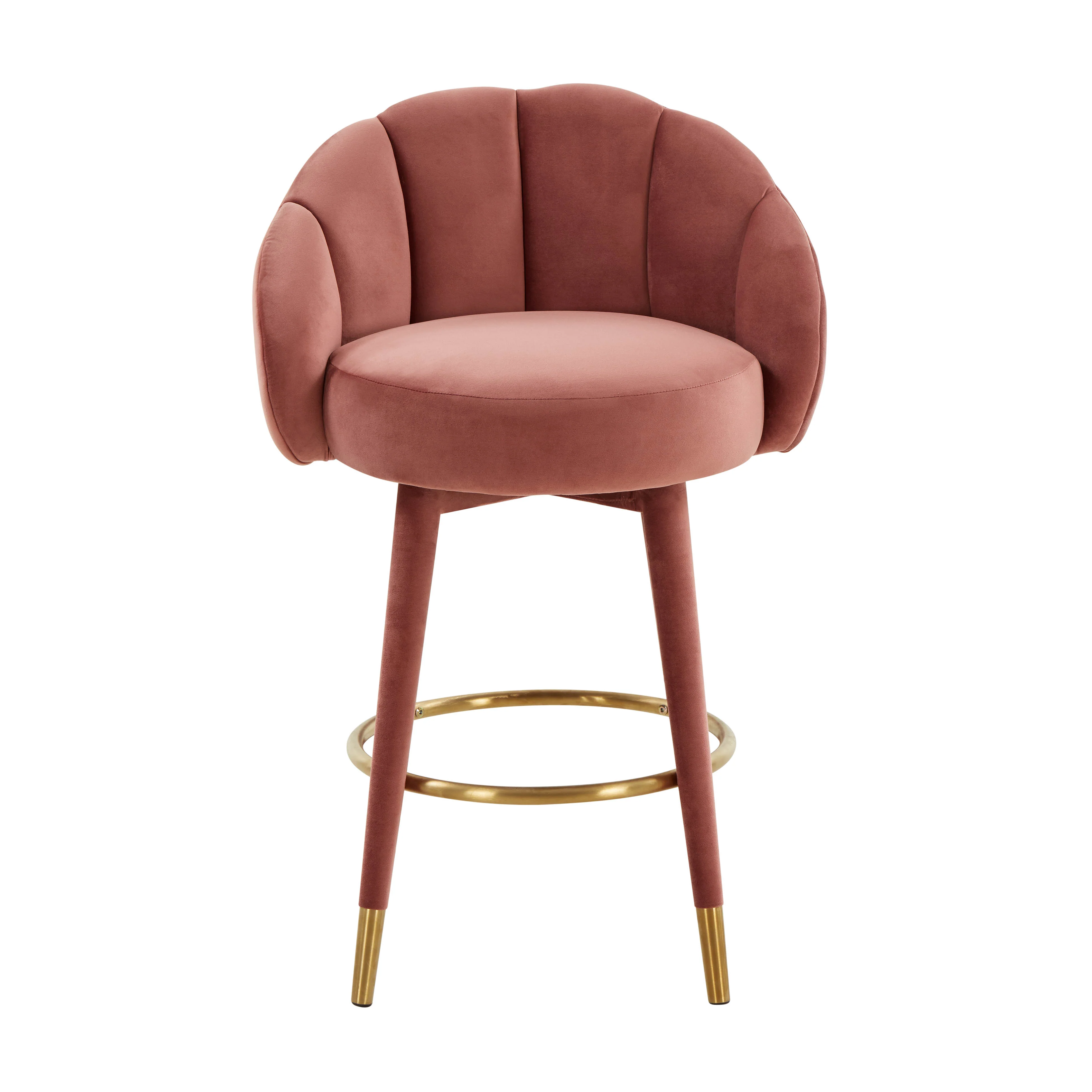 Myla Velvet Swivel Stool 52 Myla Velvet Swivel Stool