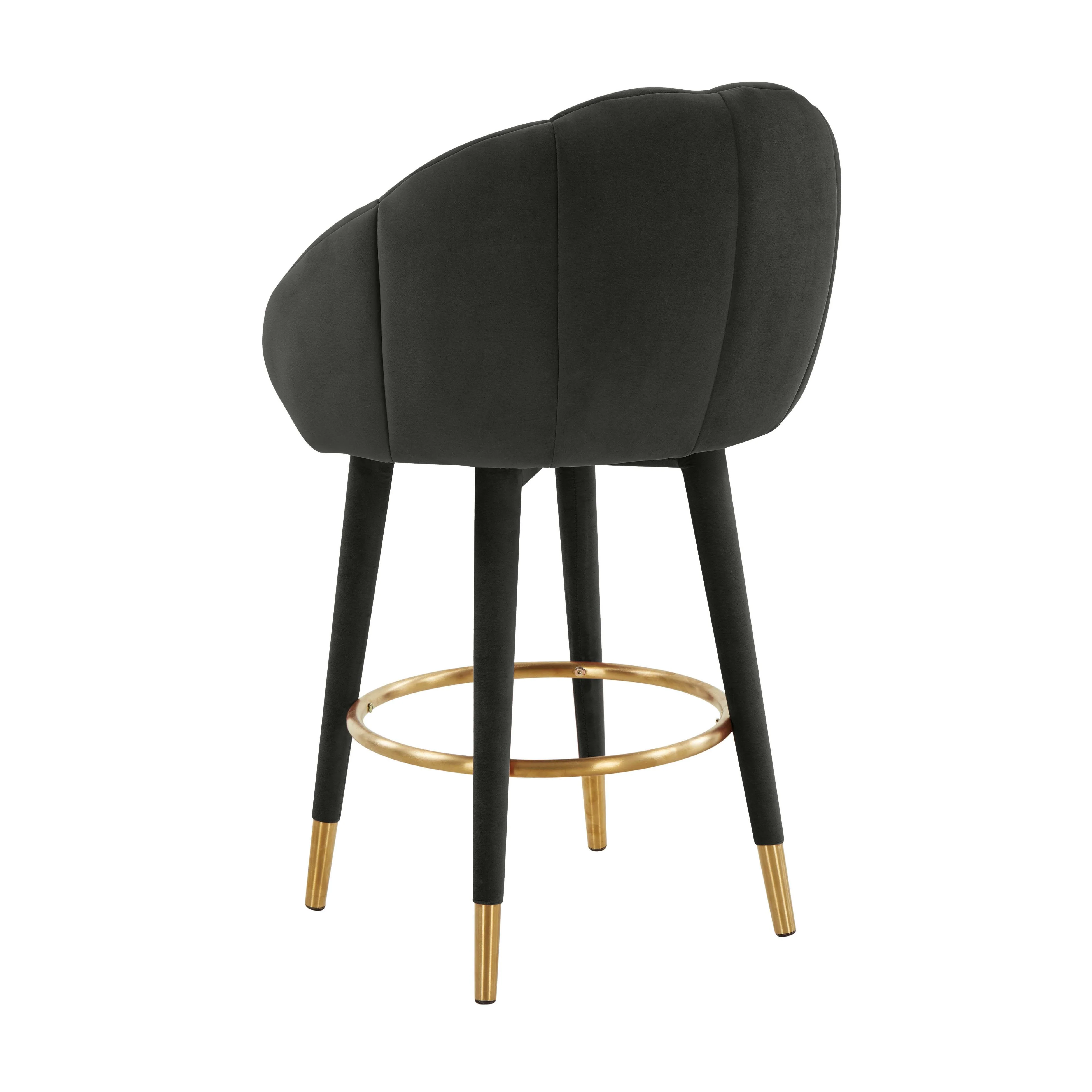 Myla Velvet Swivel Stool 86 Myla Velvet Swivel Stool