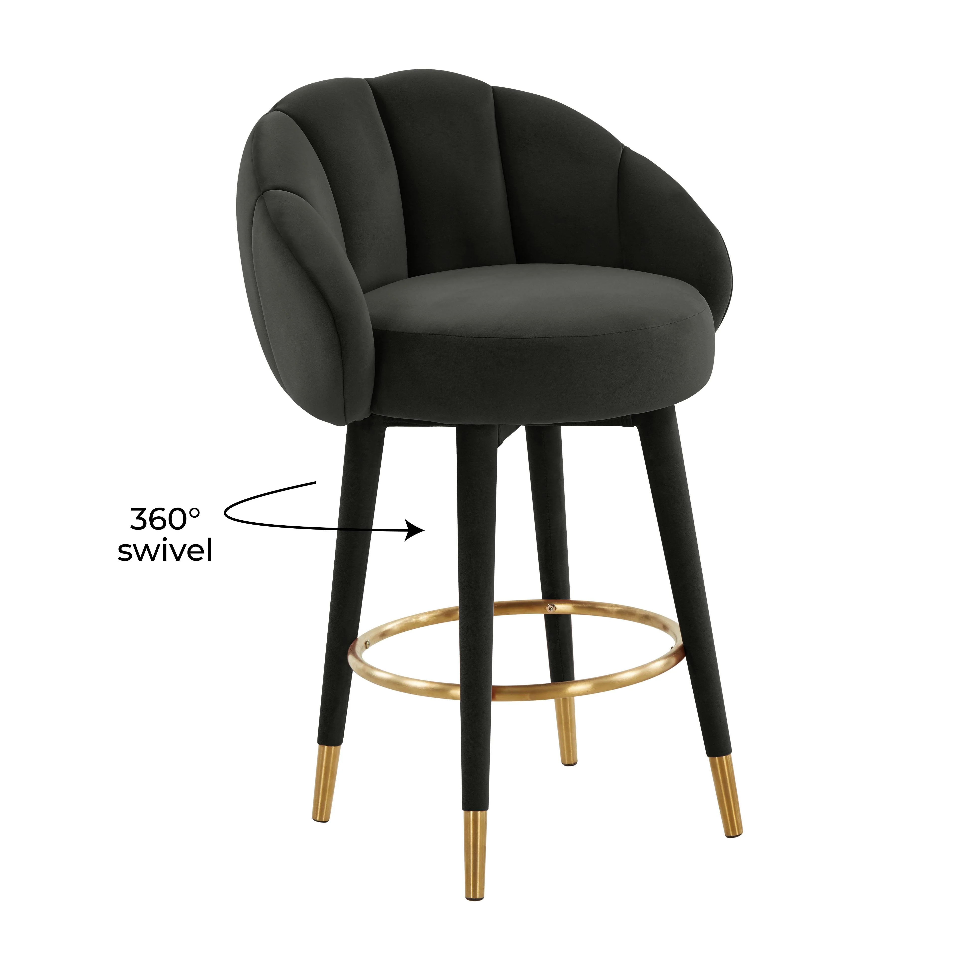 Myla Velvet Swivel Stool 89 Myla Velvet Swivel Stool