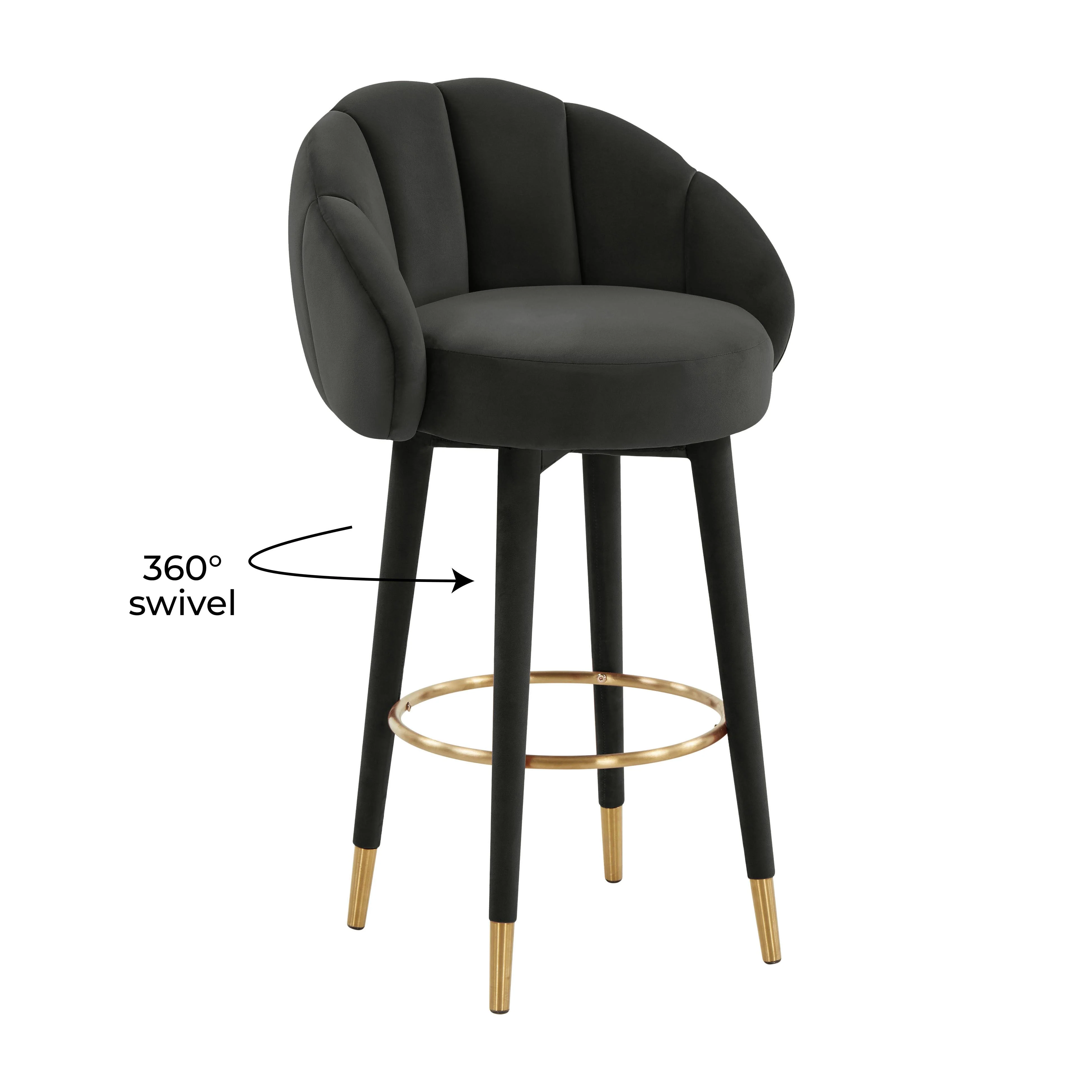 Myla Velvet Swivel Stool 97 Myla Velvet Swivel Stool