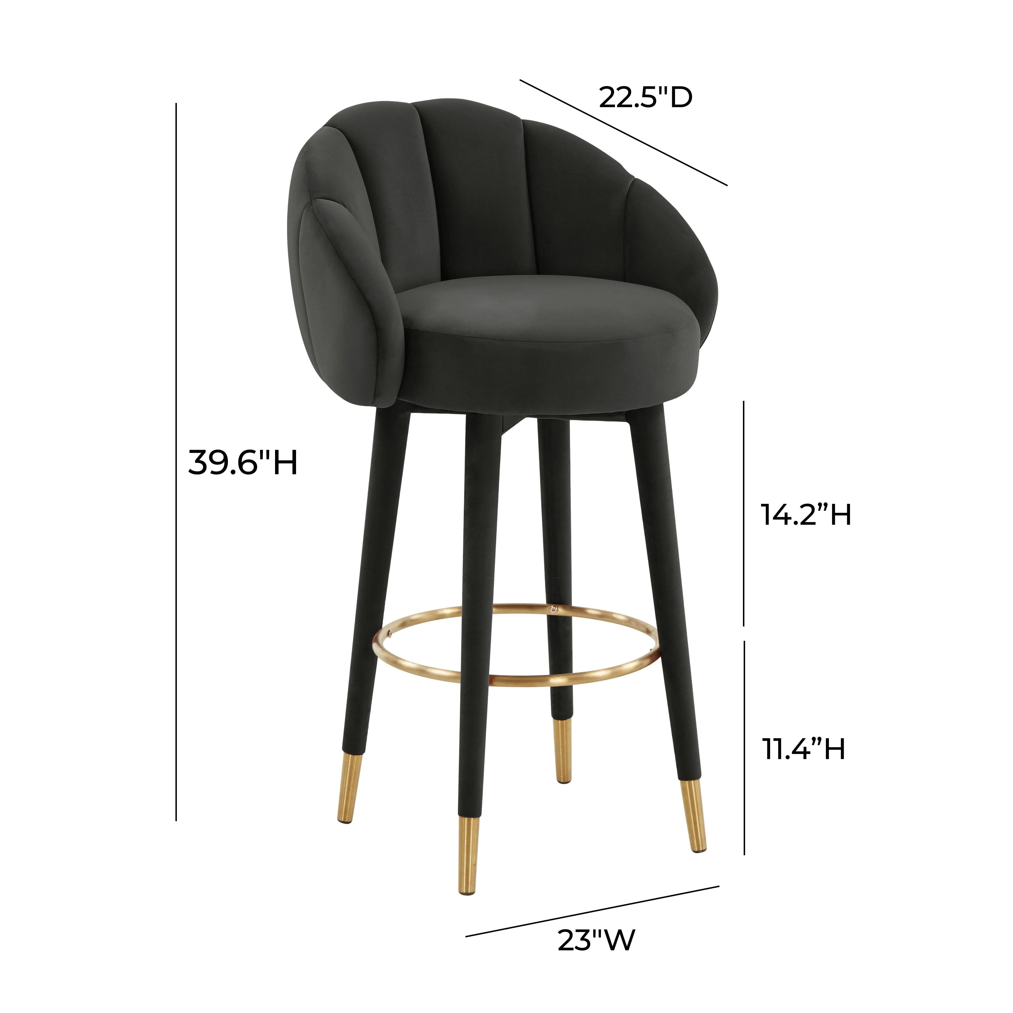 Myla Velvet Swivel Stool 98 Myla Velvet Swivel Stool
