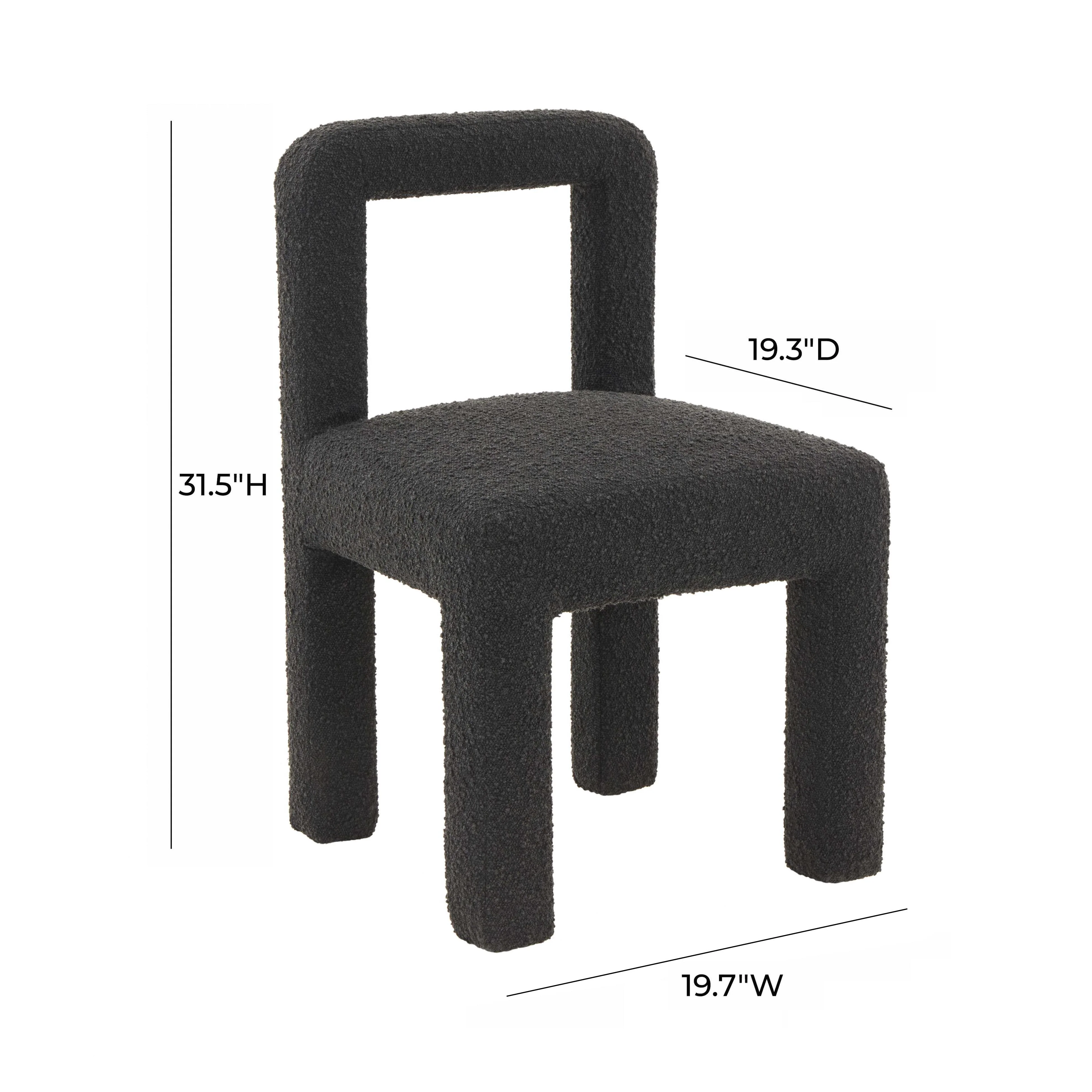 Hazel Boucle Dining Chair 37 Hazel Boucle Dining Chair