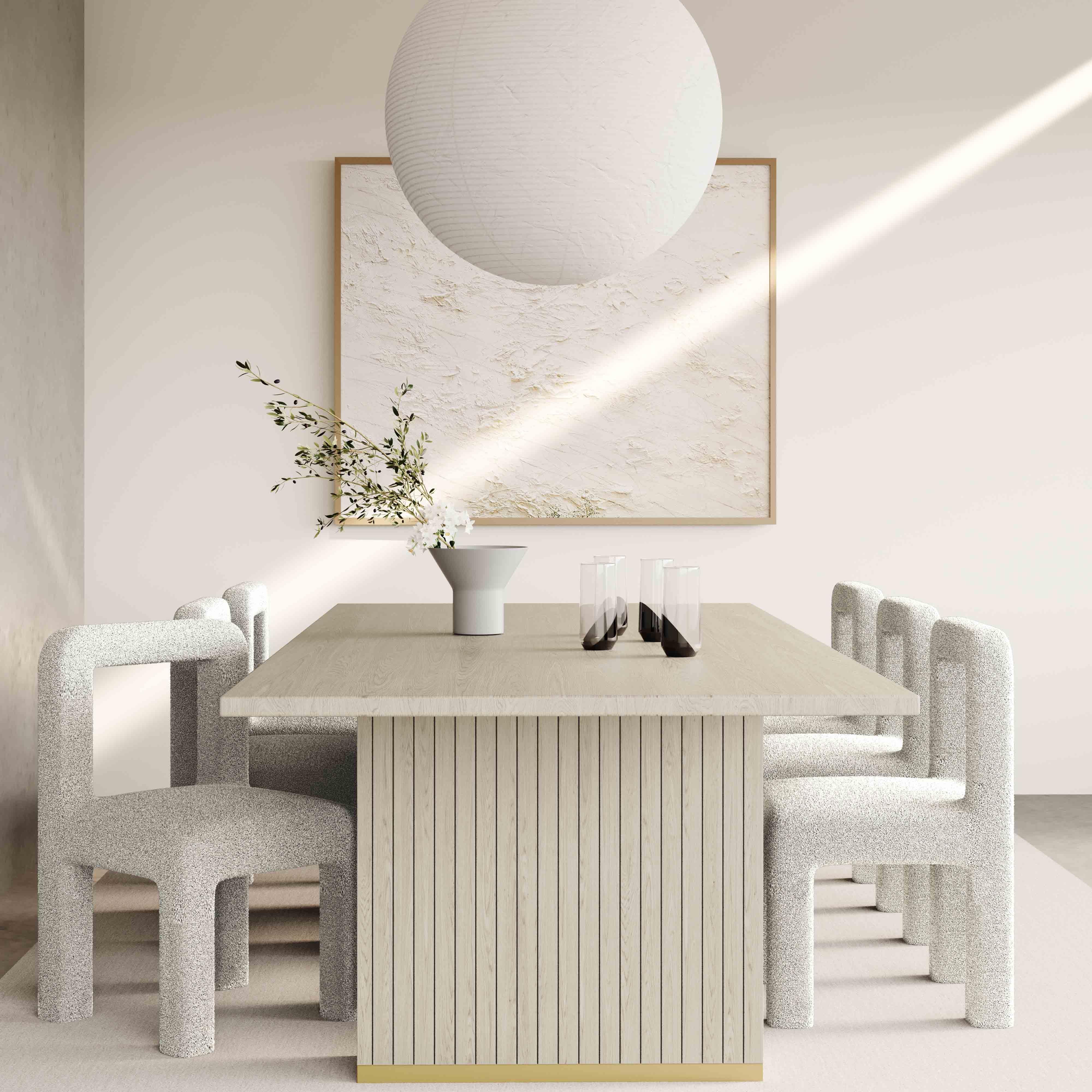 Hazel Boucle Dining Chair 24 Hazel Boucle Dining Chair