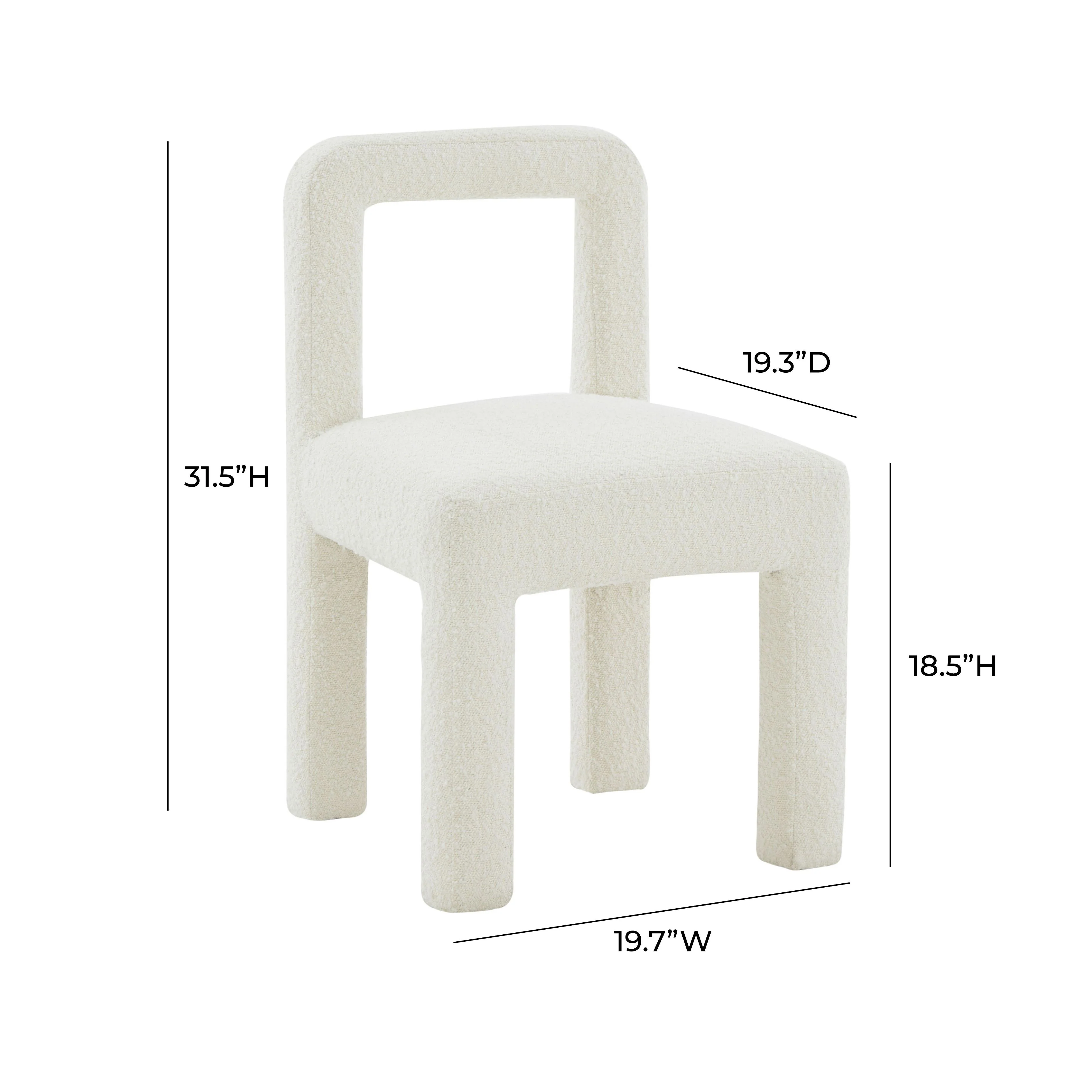 Hazel Boucle Dining Chair 44 Hazel Boucle Dining Chair