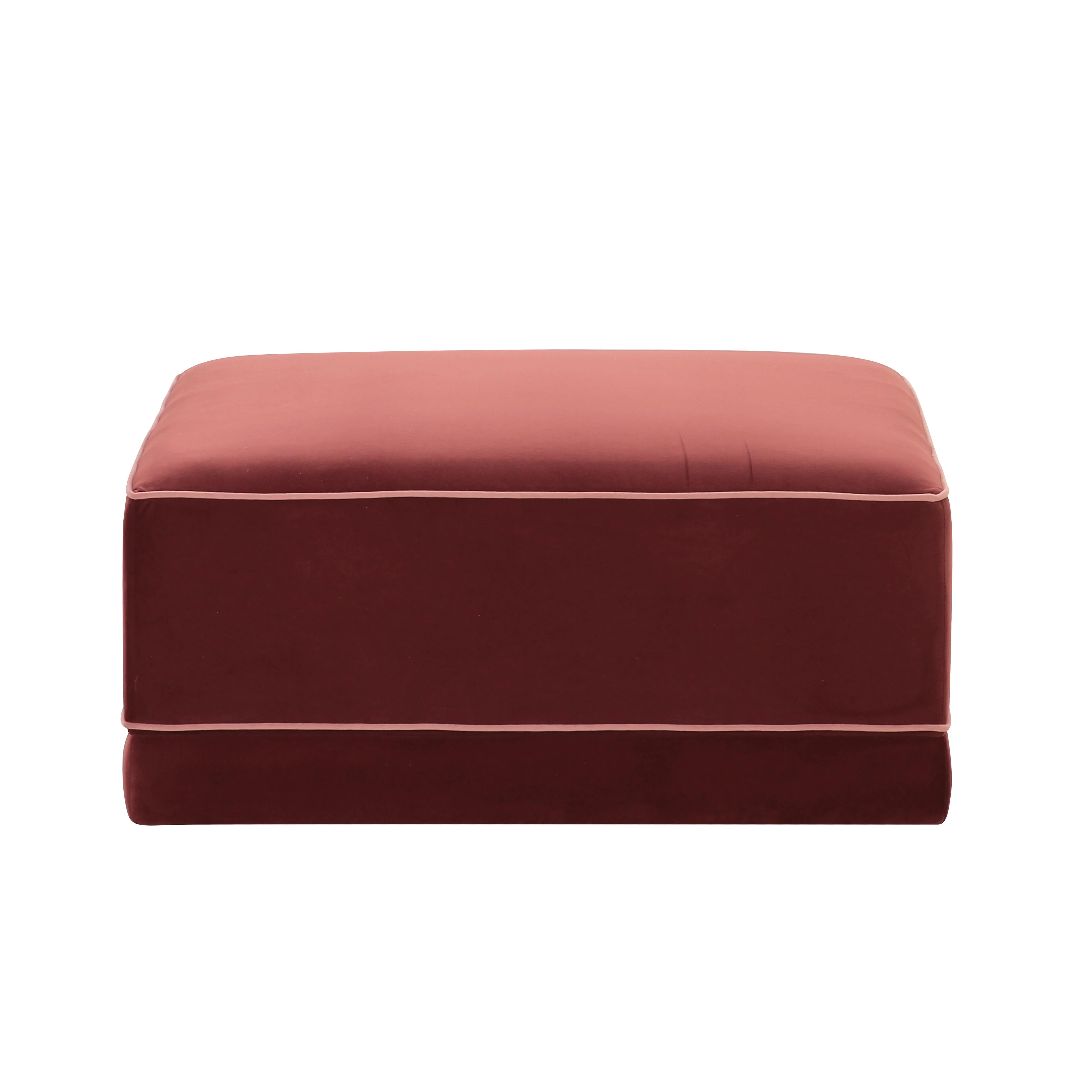 Willow Velvet Modular Ottoman 27 Willow Velvet Modular Ottoman