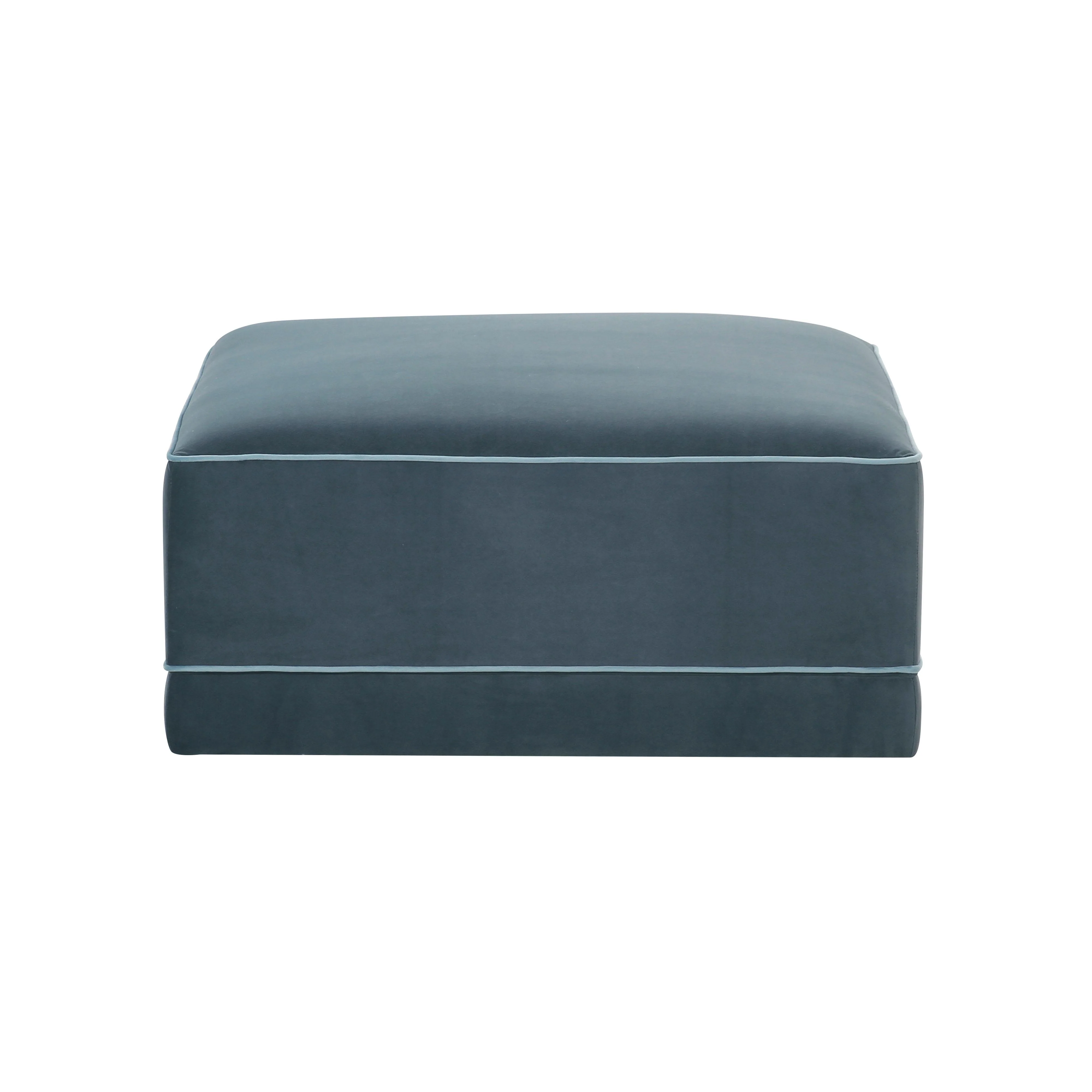 Willow Velvet Modular Ottoman 29 Willow Velvet Modular Ottoman