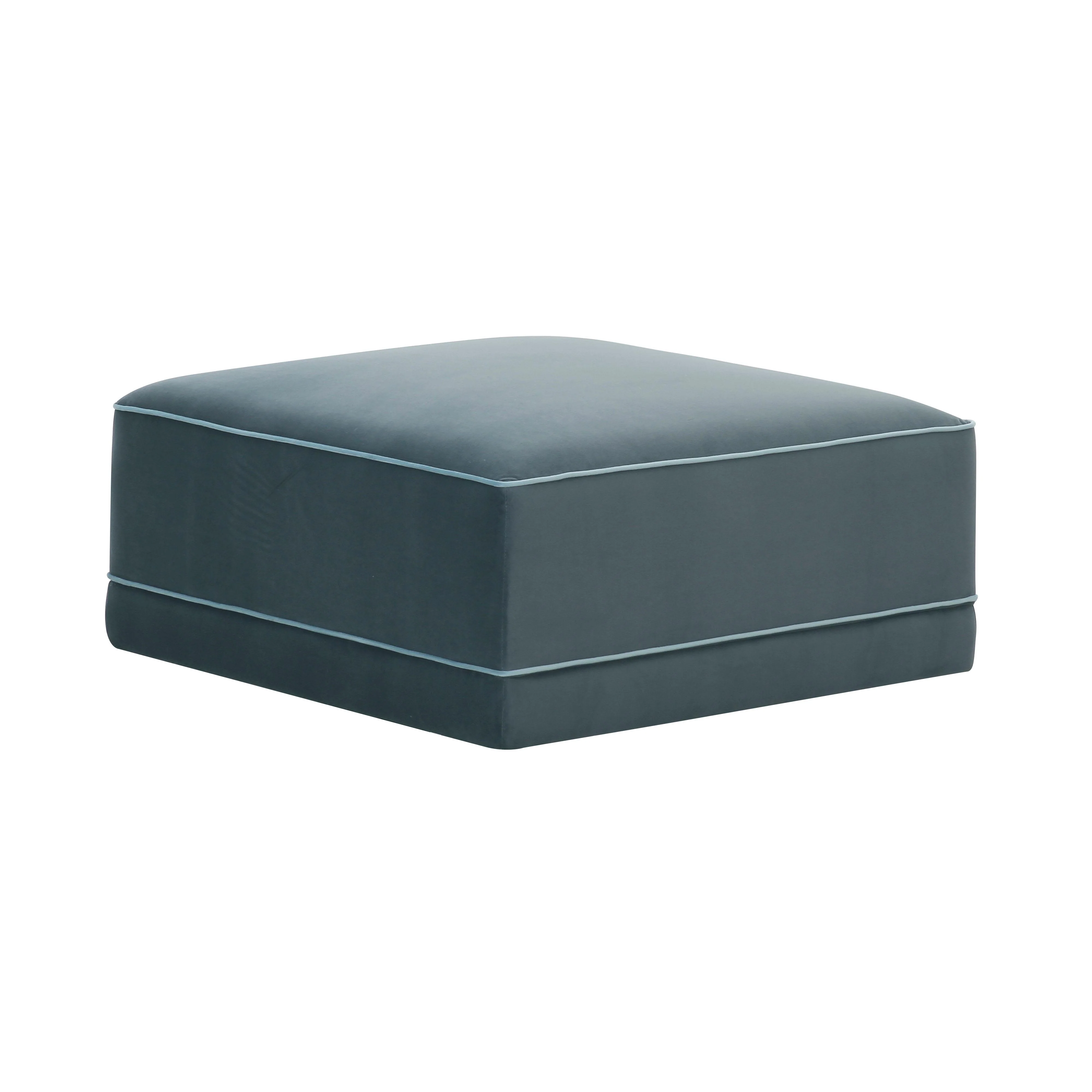 Willow Velvet Modular Ottoman 30 Willow Velvet Modular Ottoman