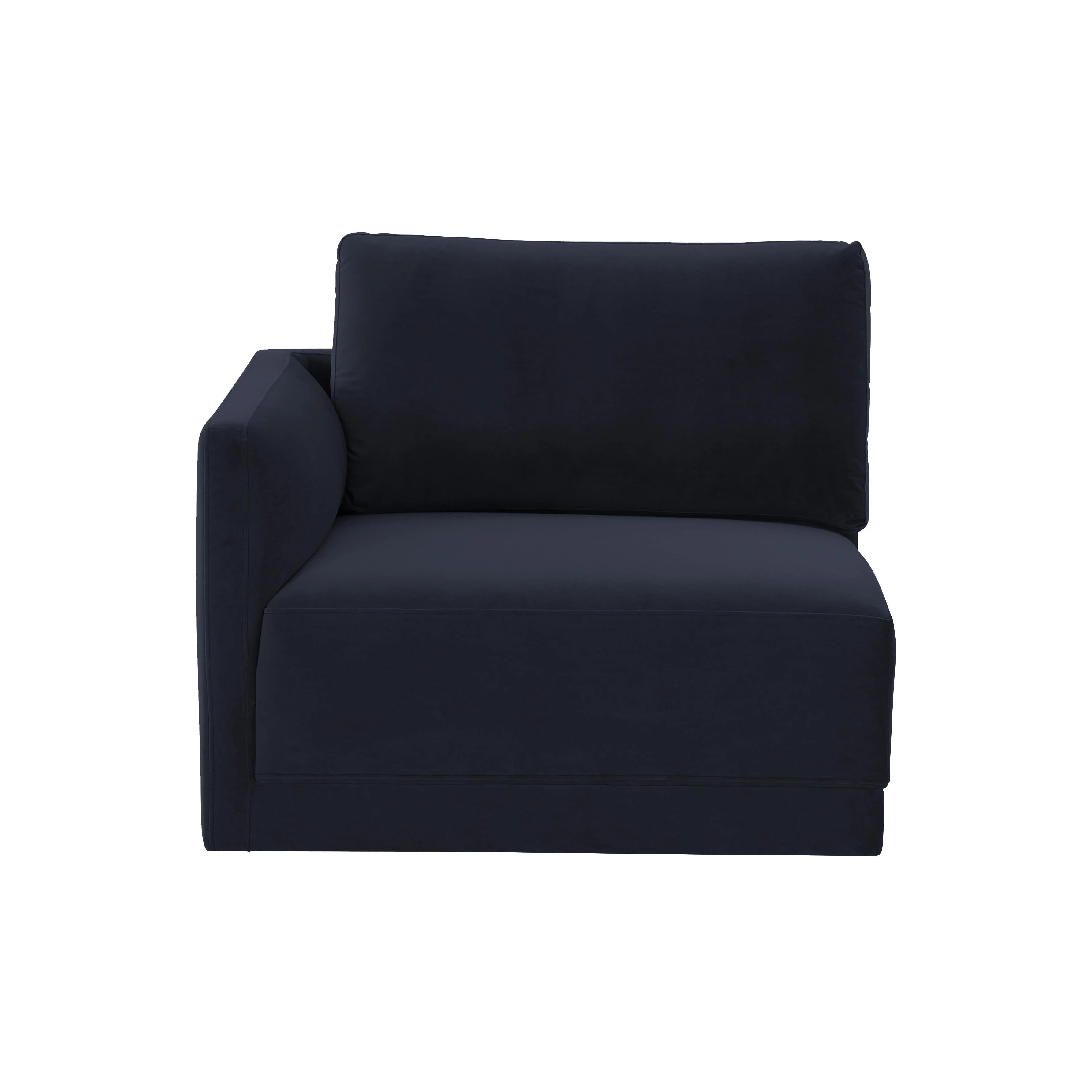 Willow Velvet Modular LAF Corner Chair 41 Willow Velvet Modular LAF Corner Chair