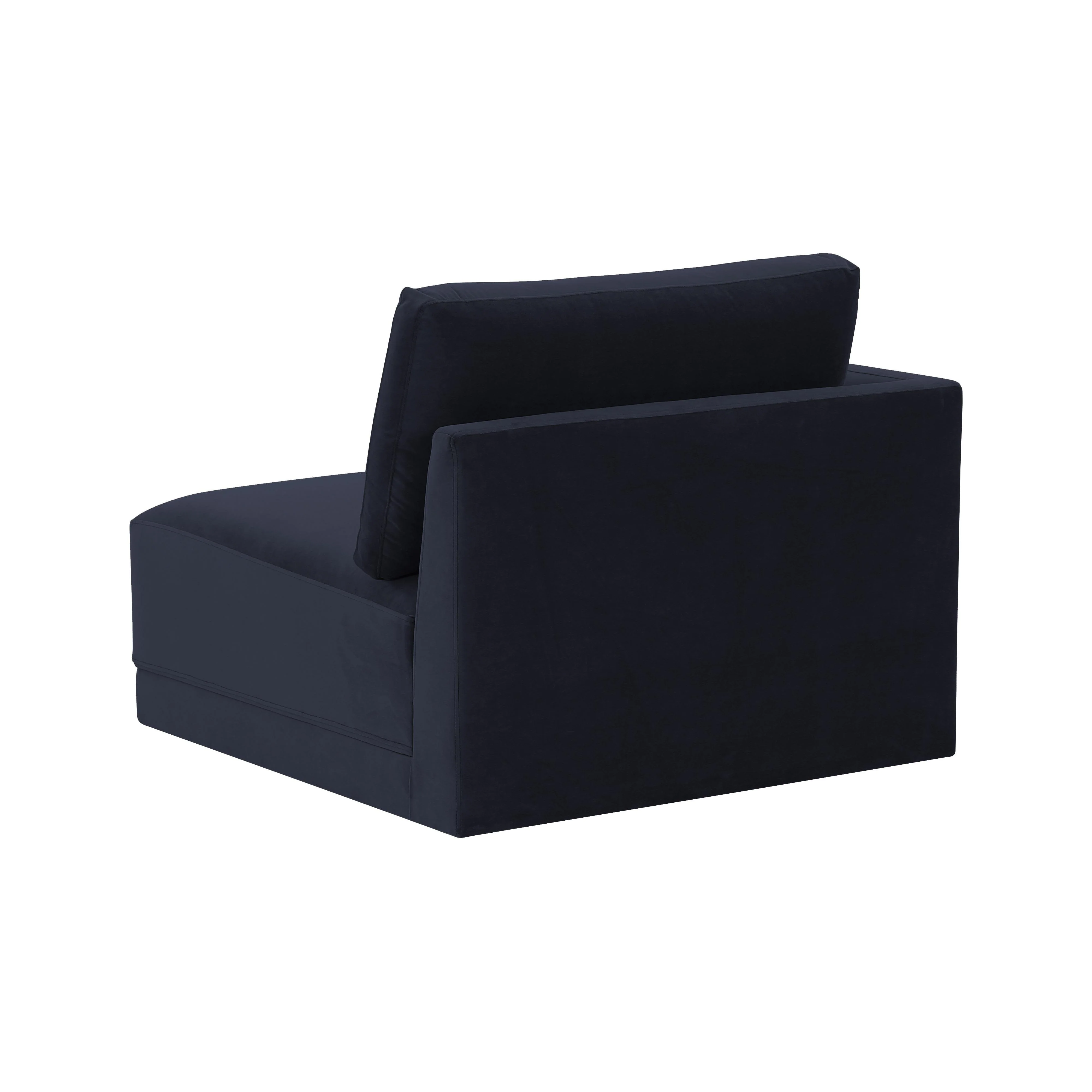 Willow Velvet Modular LAF Corner Chair 43 Willow Velvet Modular LAF Corner Chair