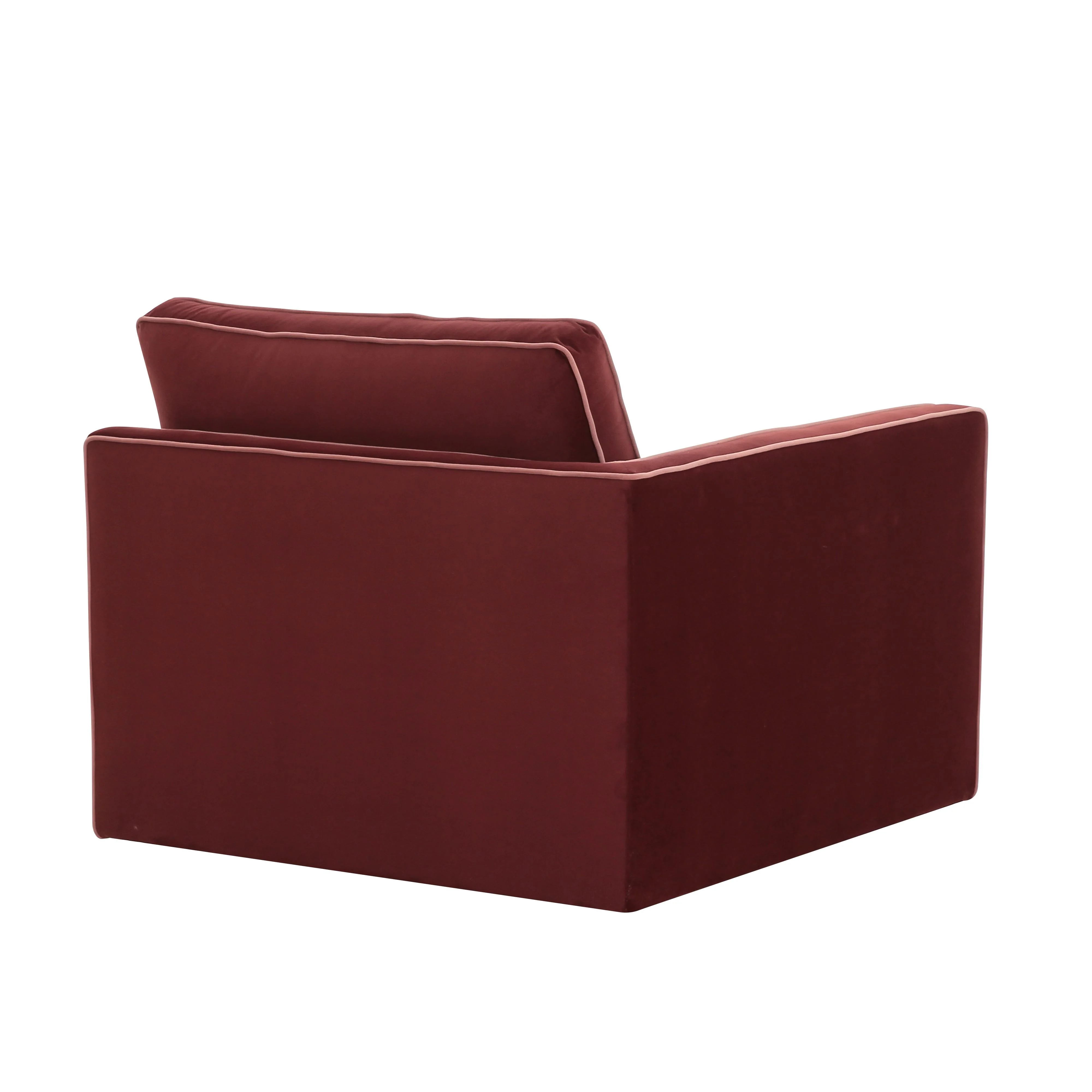 Willow Velvet Modular LAF Corner Chair 47 Willow Velvet Modular LAF Corner Chair