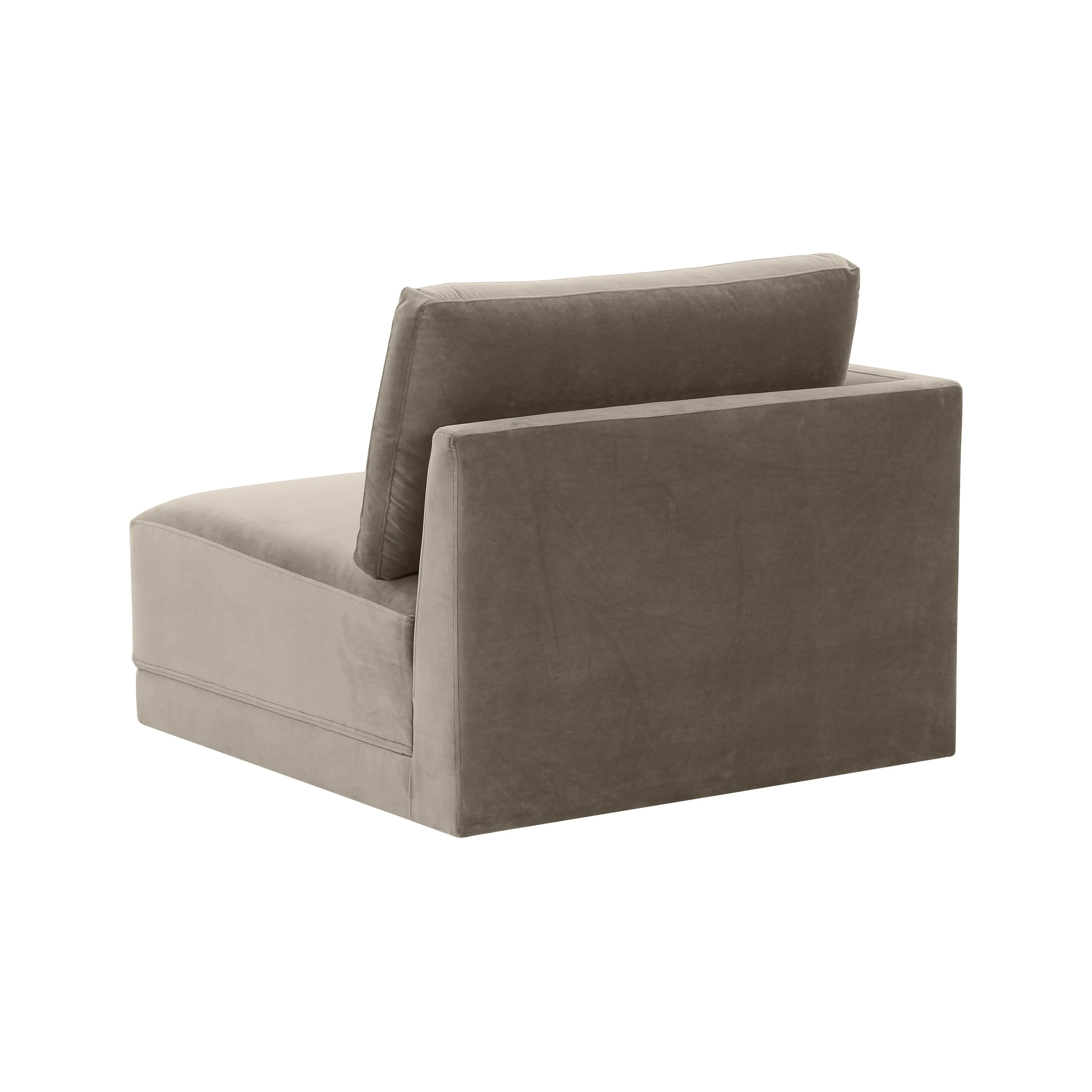 Willow Velvet Modular LAF Corner Chair 31 Willow Velvet Modular LAF Corner Chair