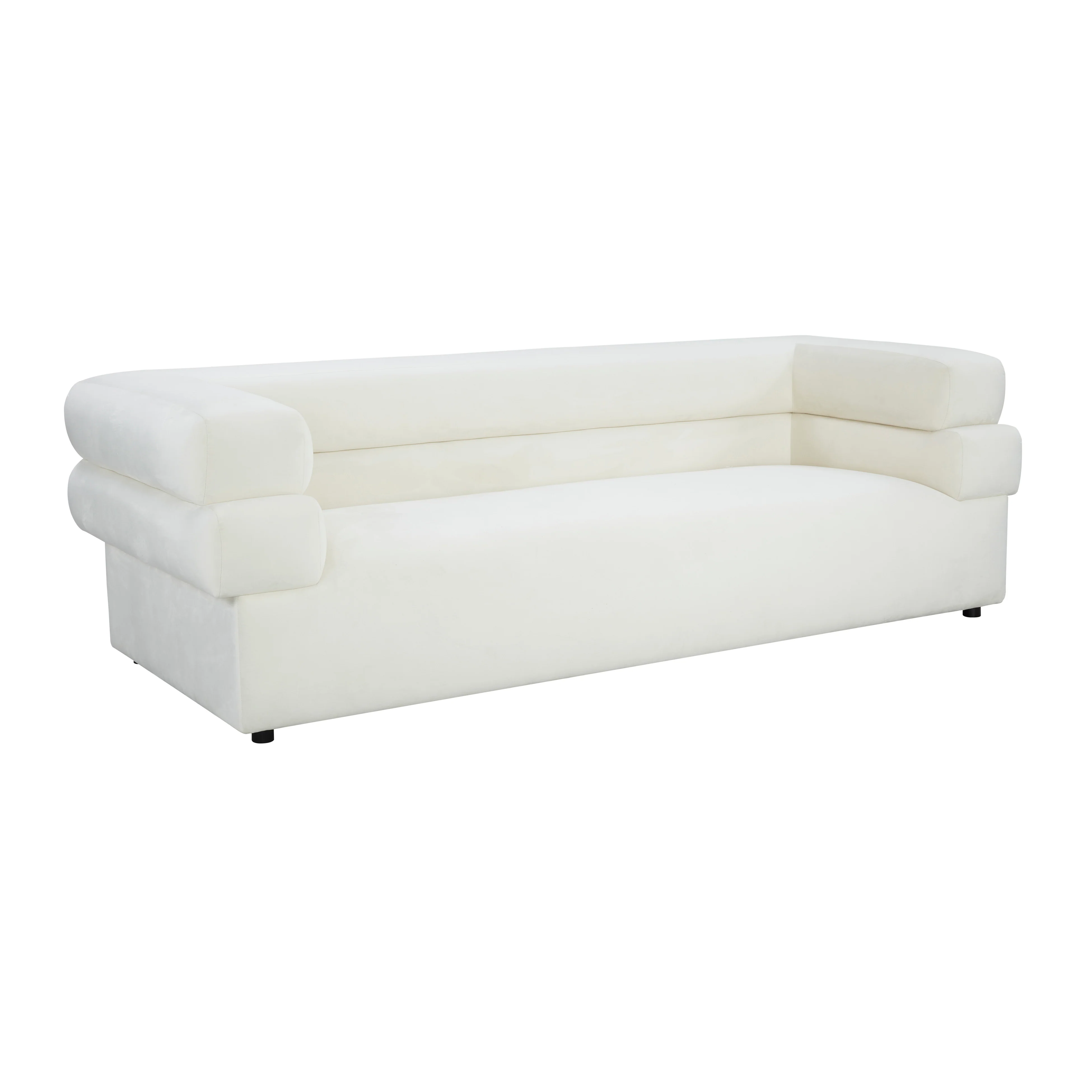 Elsa Upholstered Sofa by Inspire Me! Home Decor 1 Elsa Upholstered Sofa by Inspire Me! Home Decor