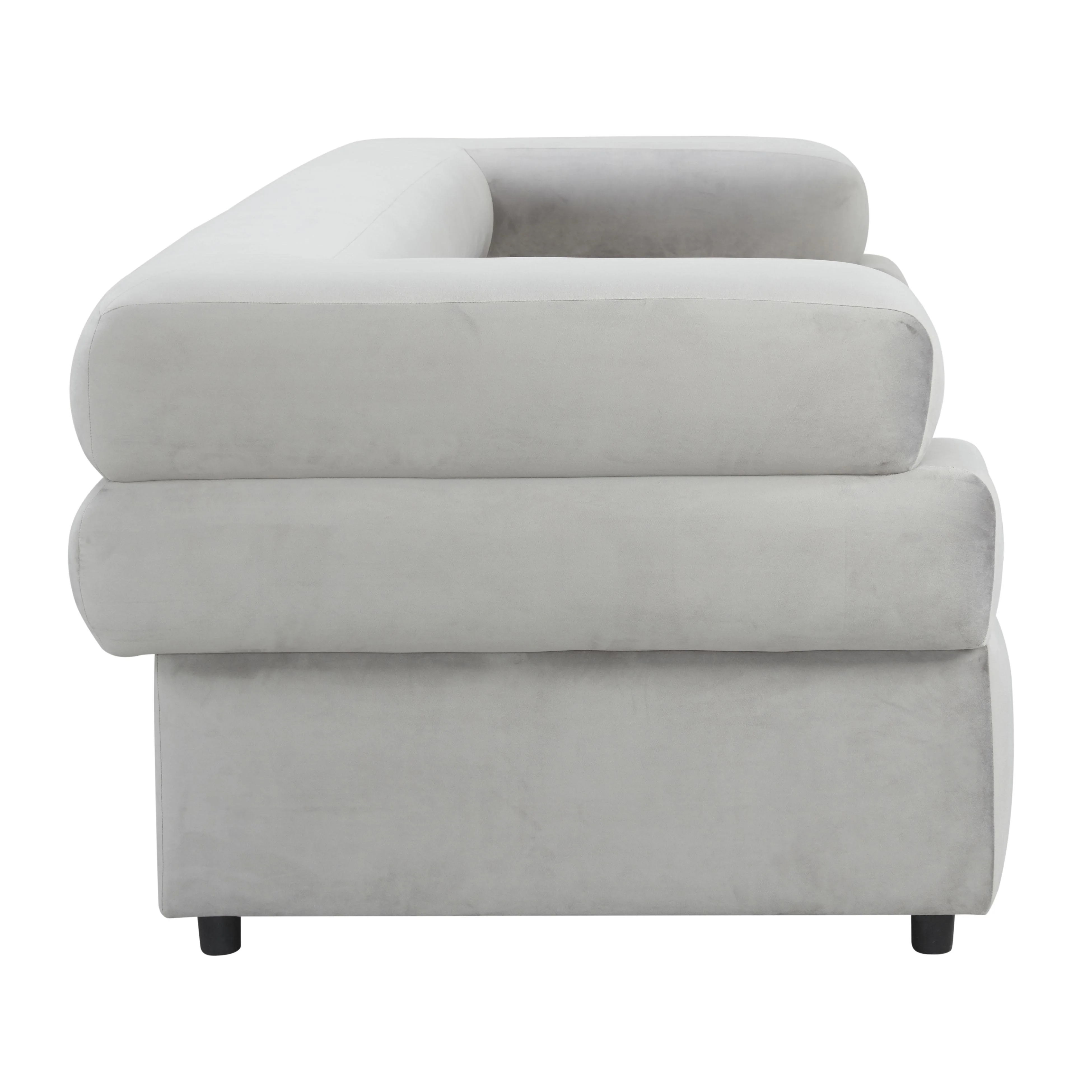 Elsa Upholstered Sofa by Inspire Me! Home Decor 27 Elsa Upholstered Sofa by Inspire Me! Home Decor