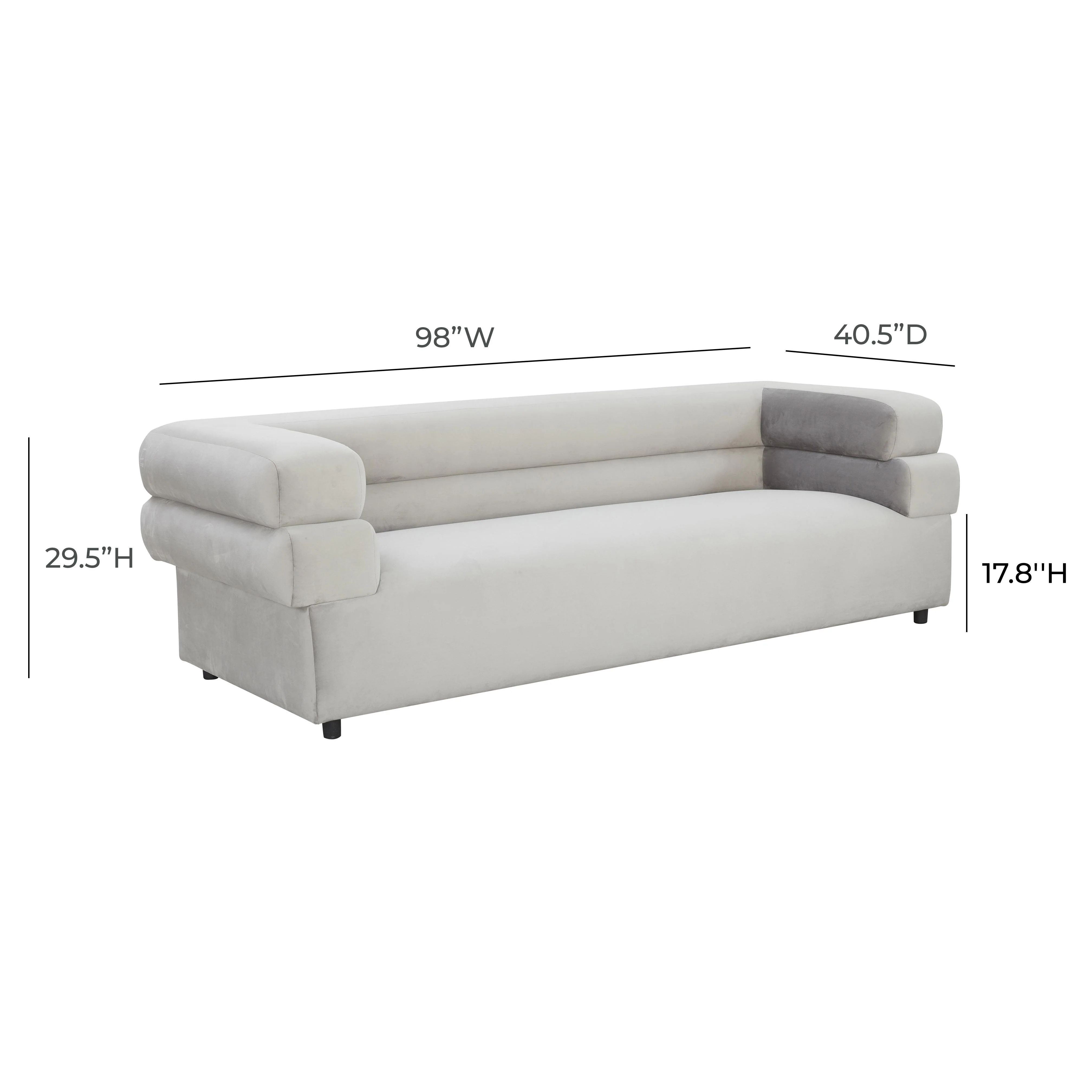 Elsa Upholstered Sofa by Inspire Me! Home Decor 28 Elsa Upholstered Sofa by Inspire Me! Home Decor