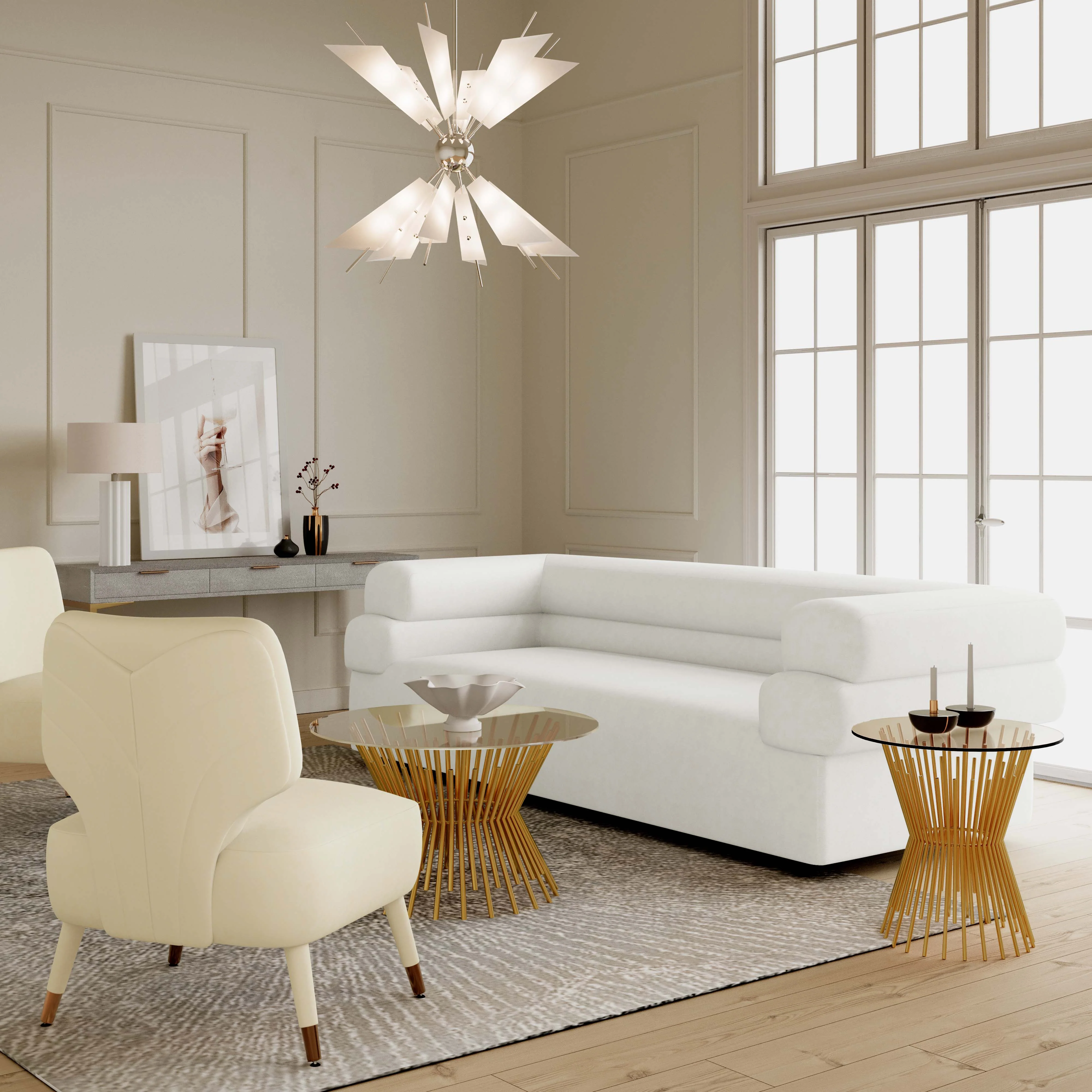 Elsa Upholstered Sofa by Inspire Me! Home Decor 16 Elsa Upholstered Sofa by Inspire Me! Home Decor