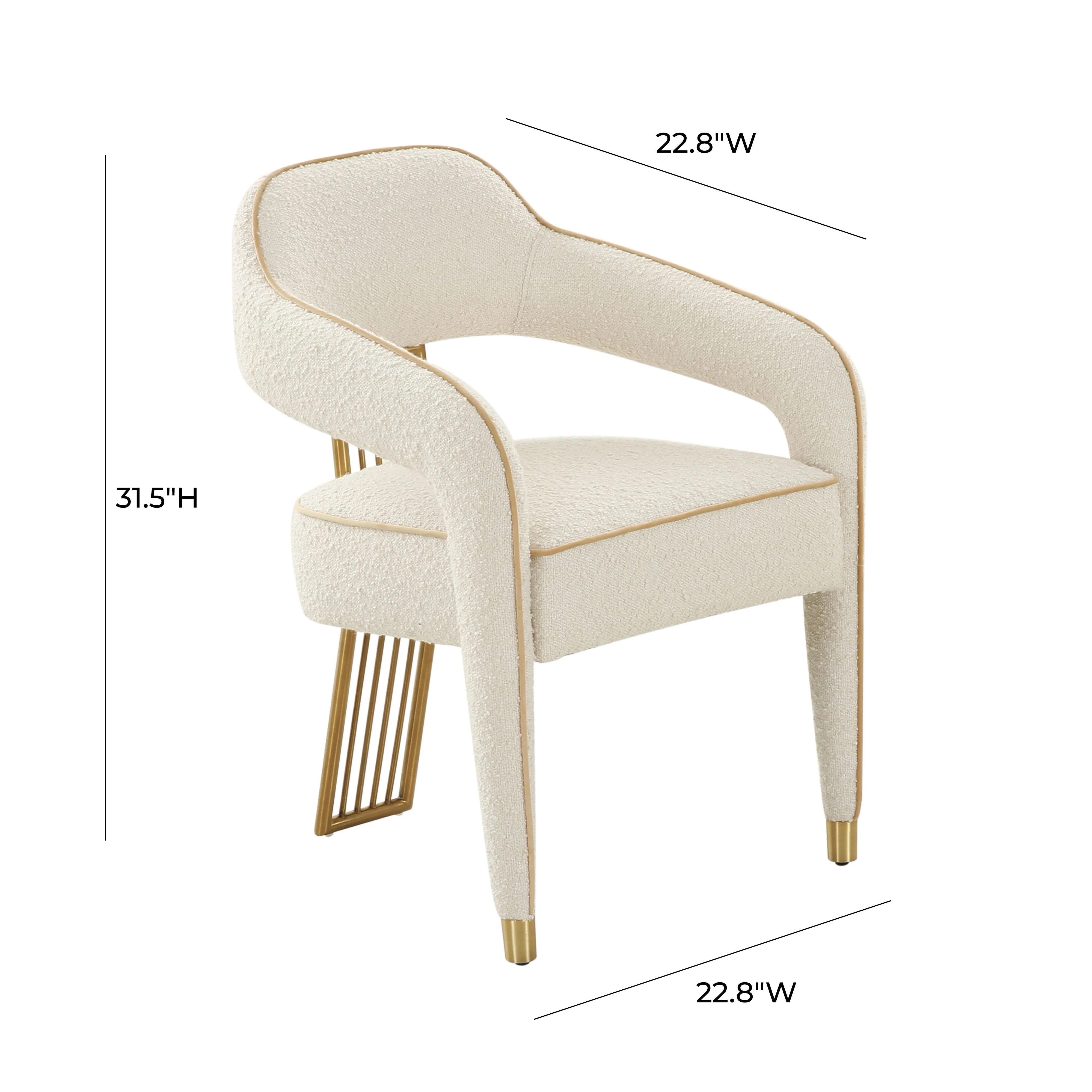 Corralis Performance Boucle Dining Chair 24 Corralis Performance Boucle Dining Chair