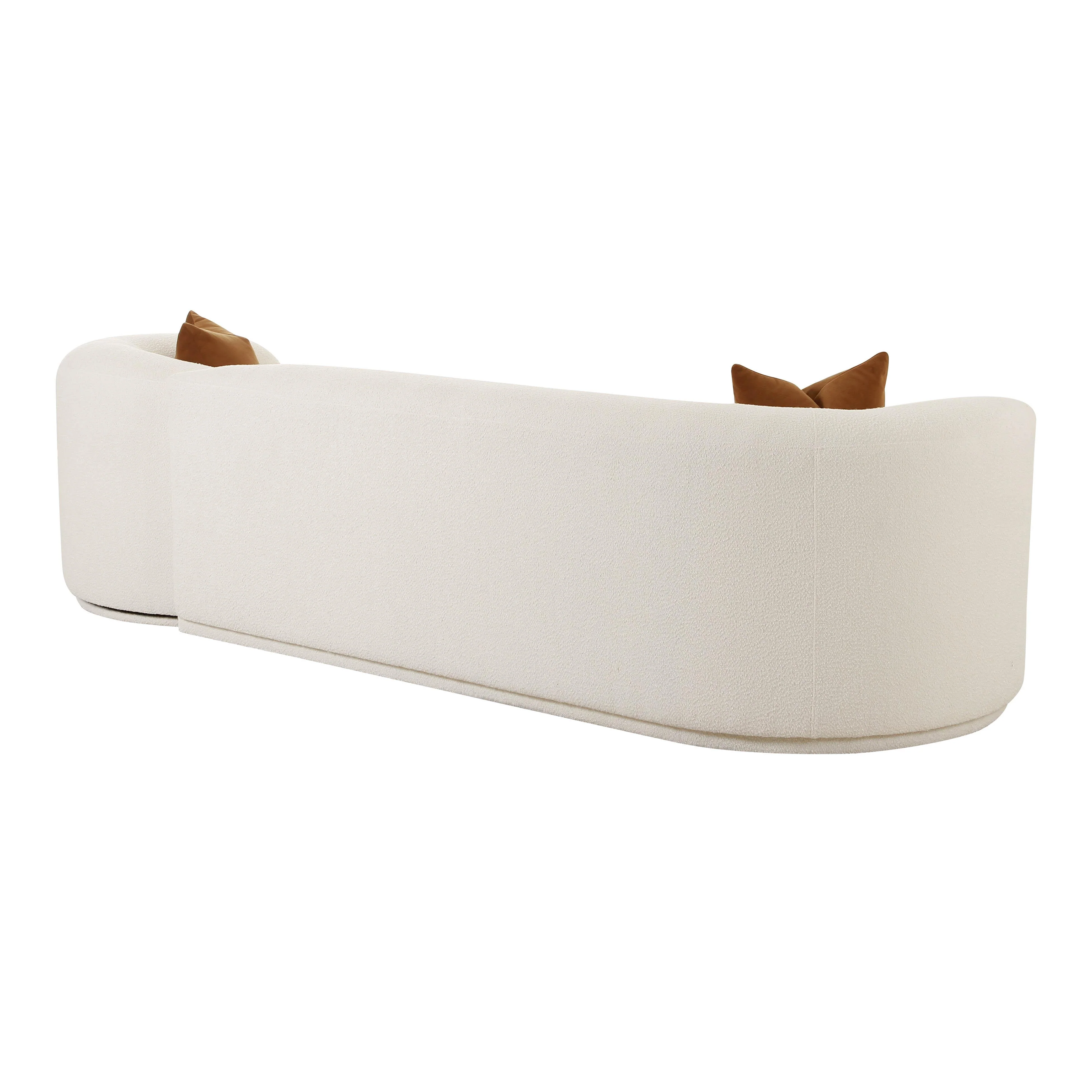 Fickle Cream Boucle 2-Piece Modular Sofa 32 Fickle Cream Boucle 2-Piece Modular Sofa