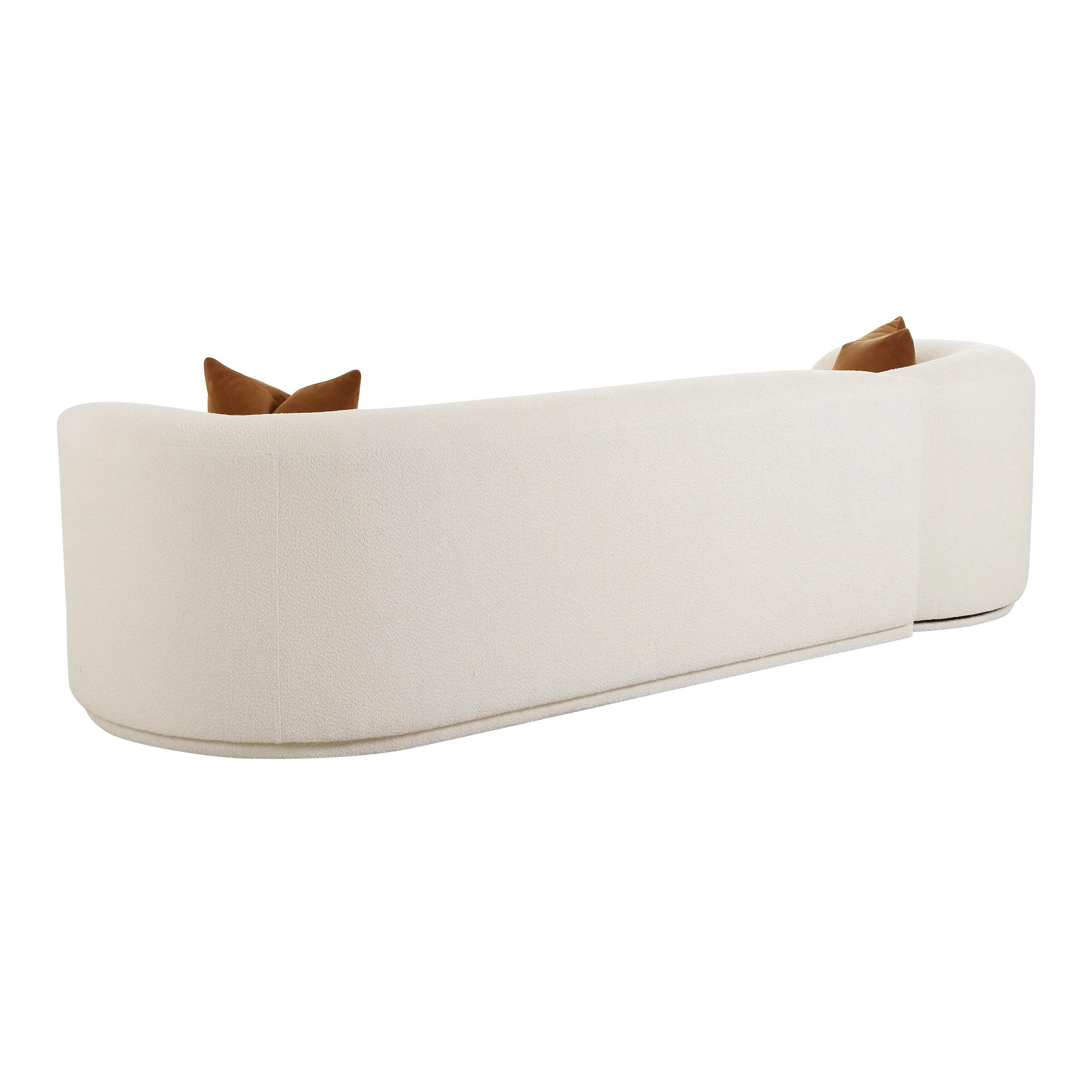 Fickle Cream Boucle 2-Piece Modular Sofa 21 Fickle Cream Boucle 2-Piece Modular Sofa