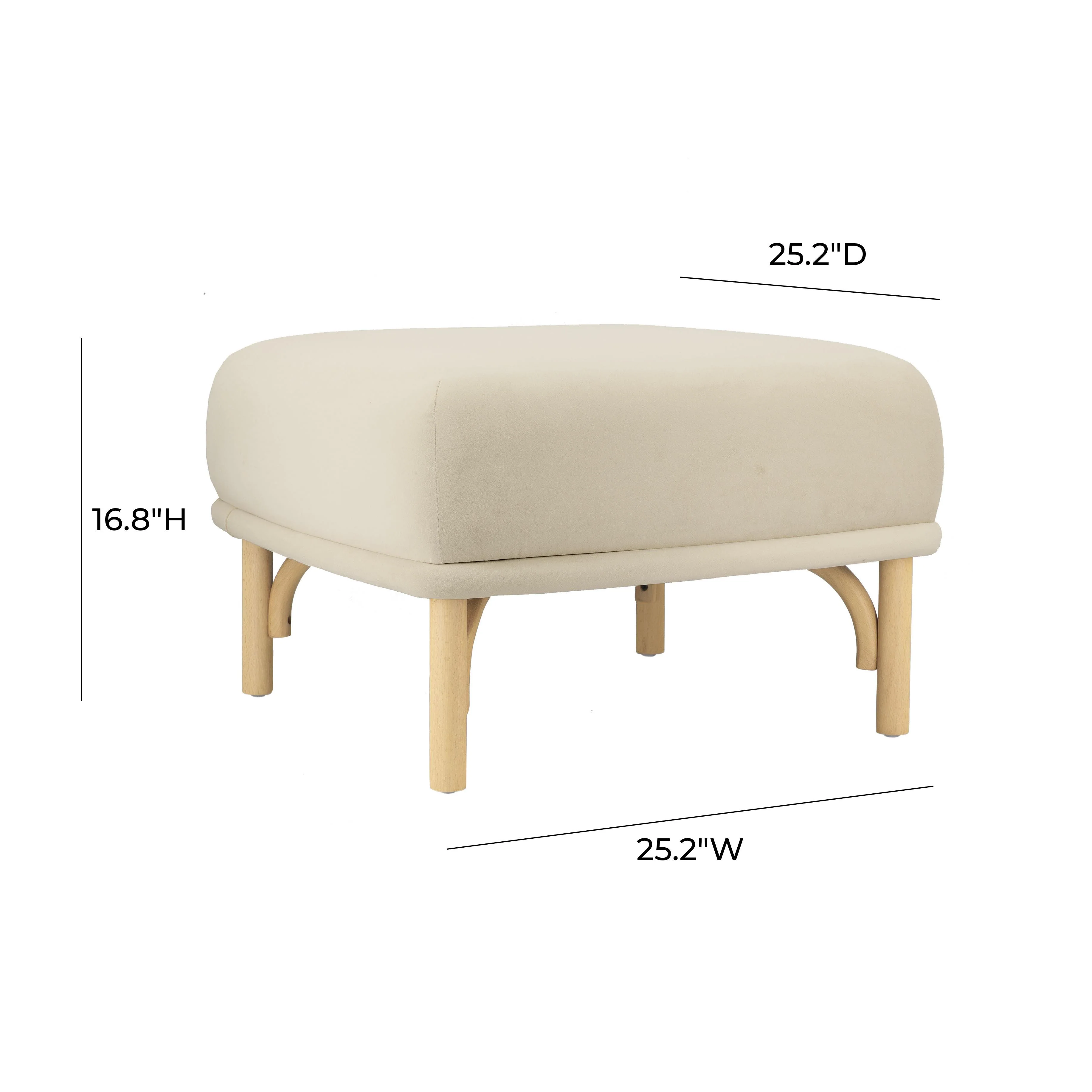 Desiree Velvet Ottoman 20 Desiree Velvet Ottoman