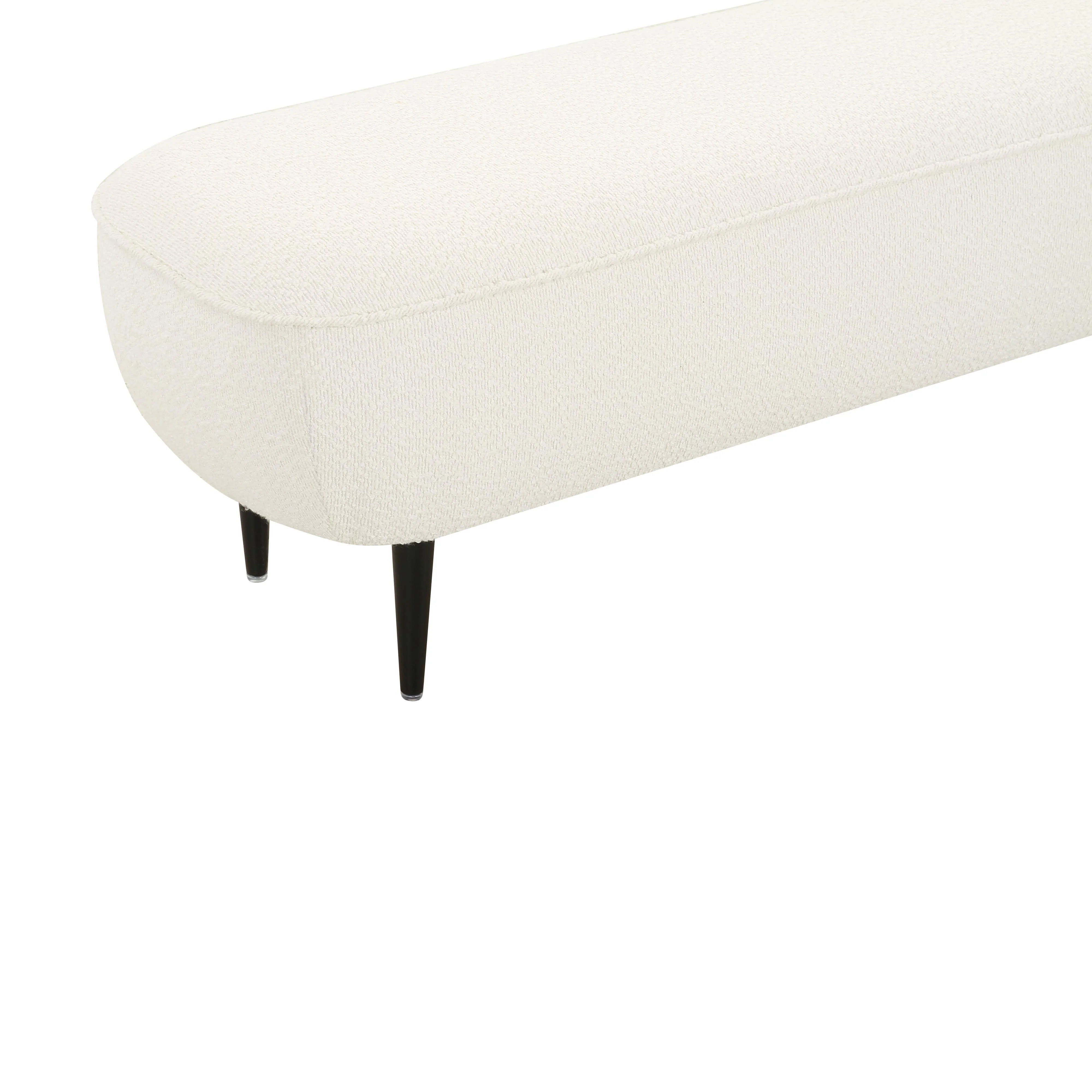 Denise Cream Boucle Bench 10 Denise Cream Boucle Bench