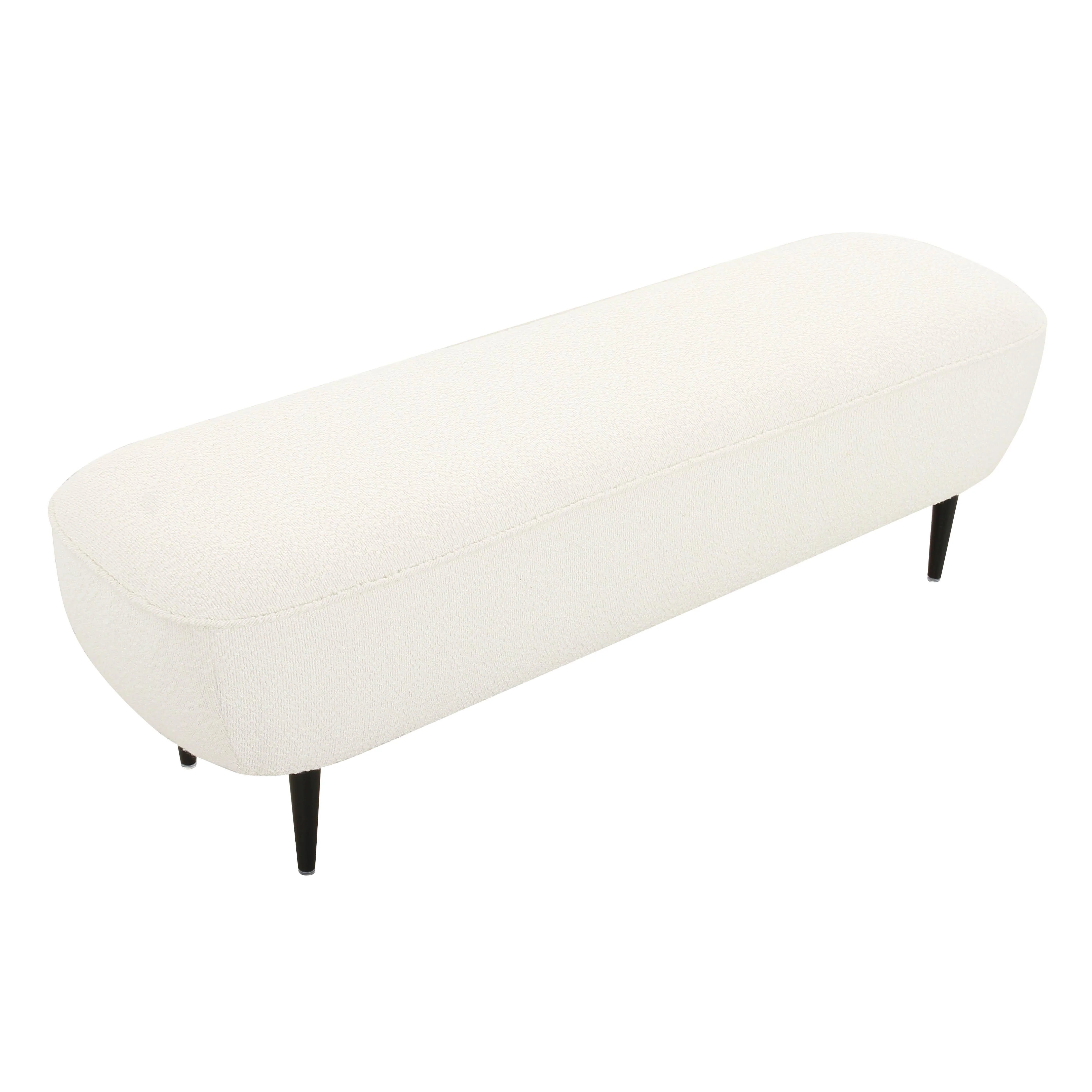 Denise Cream Boucle Bench 11 Denise Cream Boucle Bench