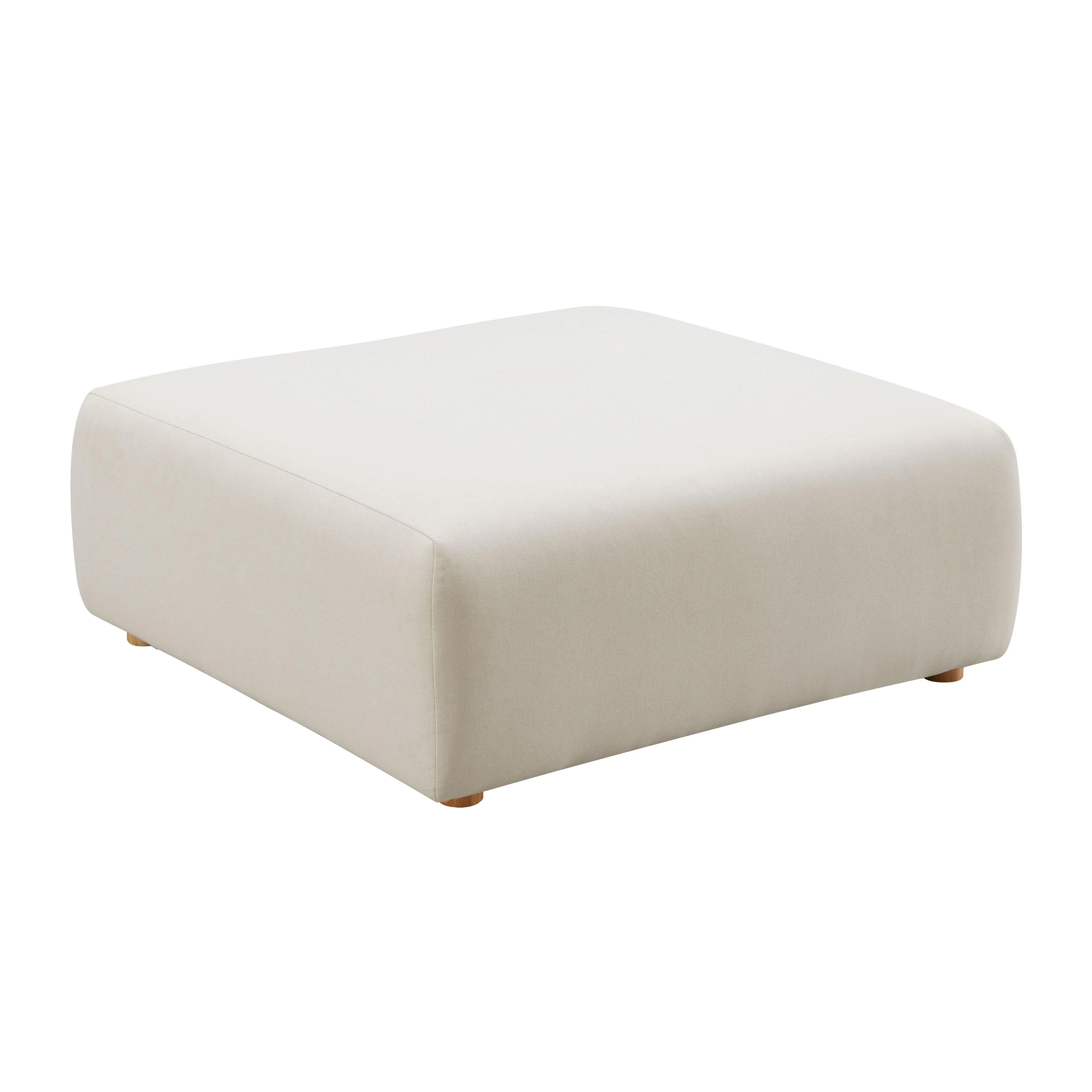 Hangover Cream Performance Linen Ottoman 1 Hangover Cream Performance Linen Ottoman