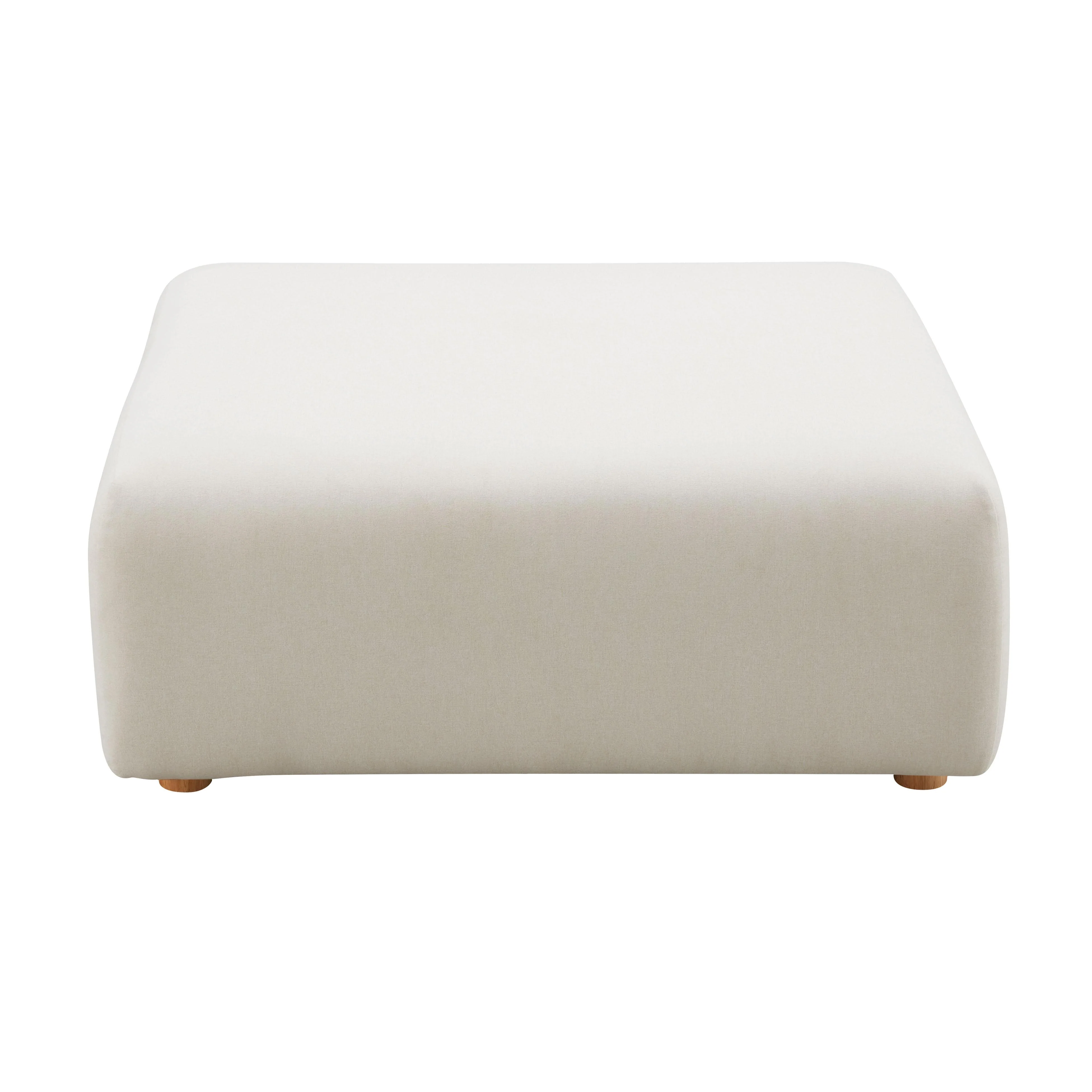 Hangover Cream Performance Linen Ottoman 8 Hangover Cream Performance Linen Ottoman