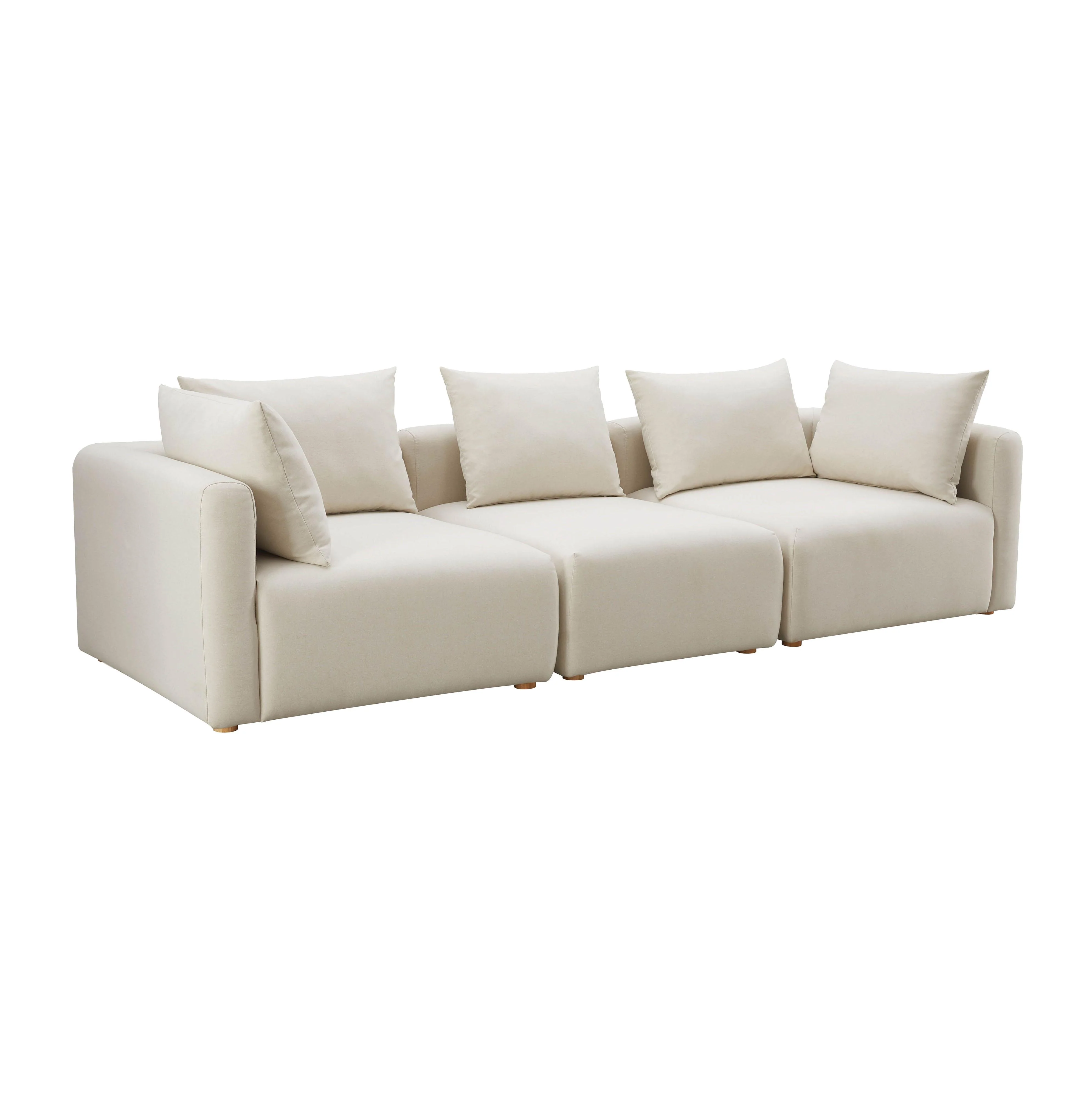 Hangover Cream Performance Linen Sofa 1 Hangover Cream Performance Linen Sofa