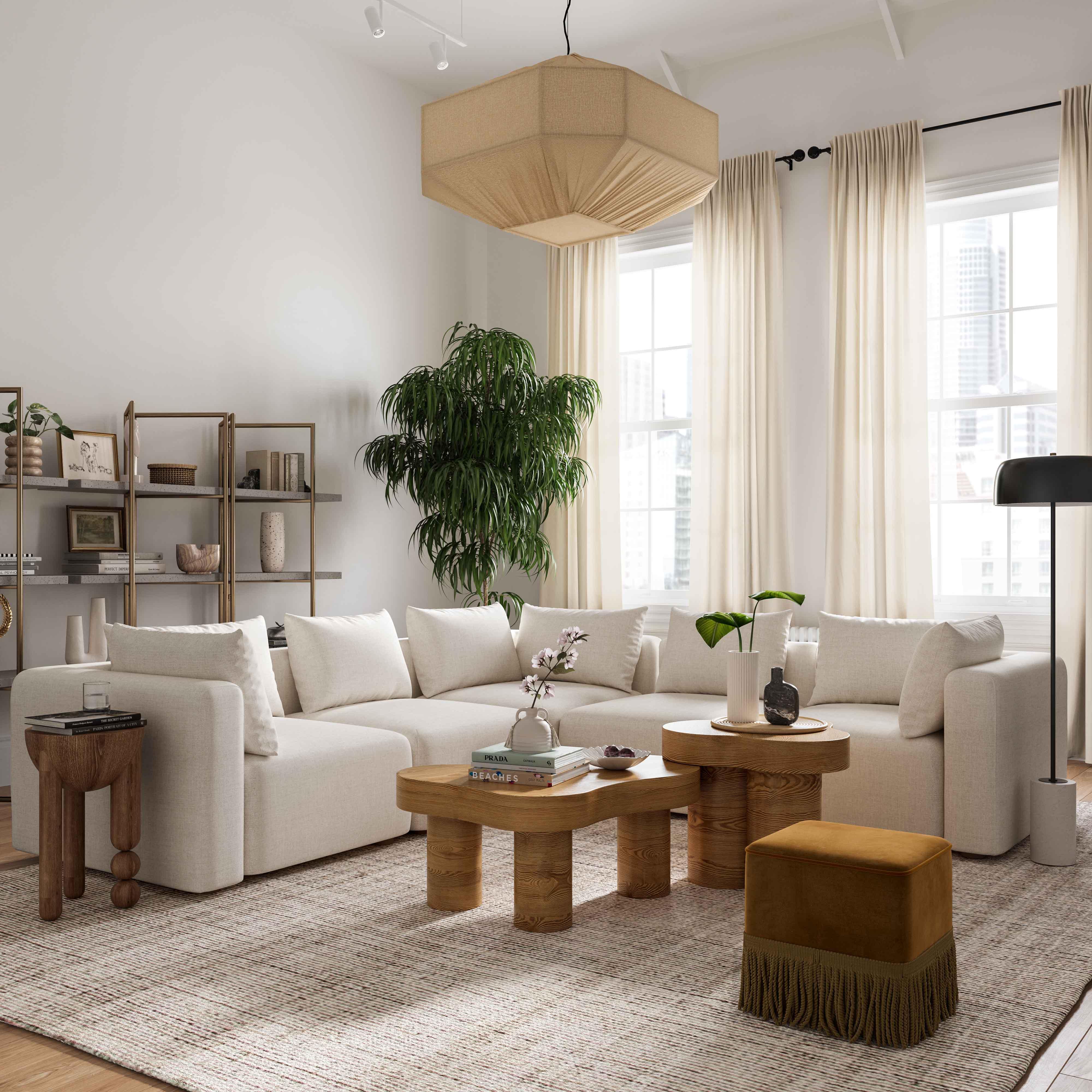 Hangover Cream Performance Linen Sofa 9 Hangover Cream Performance Linen Sofa