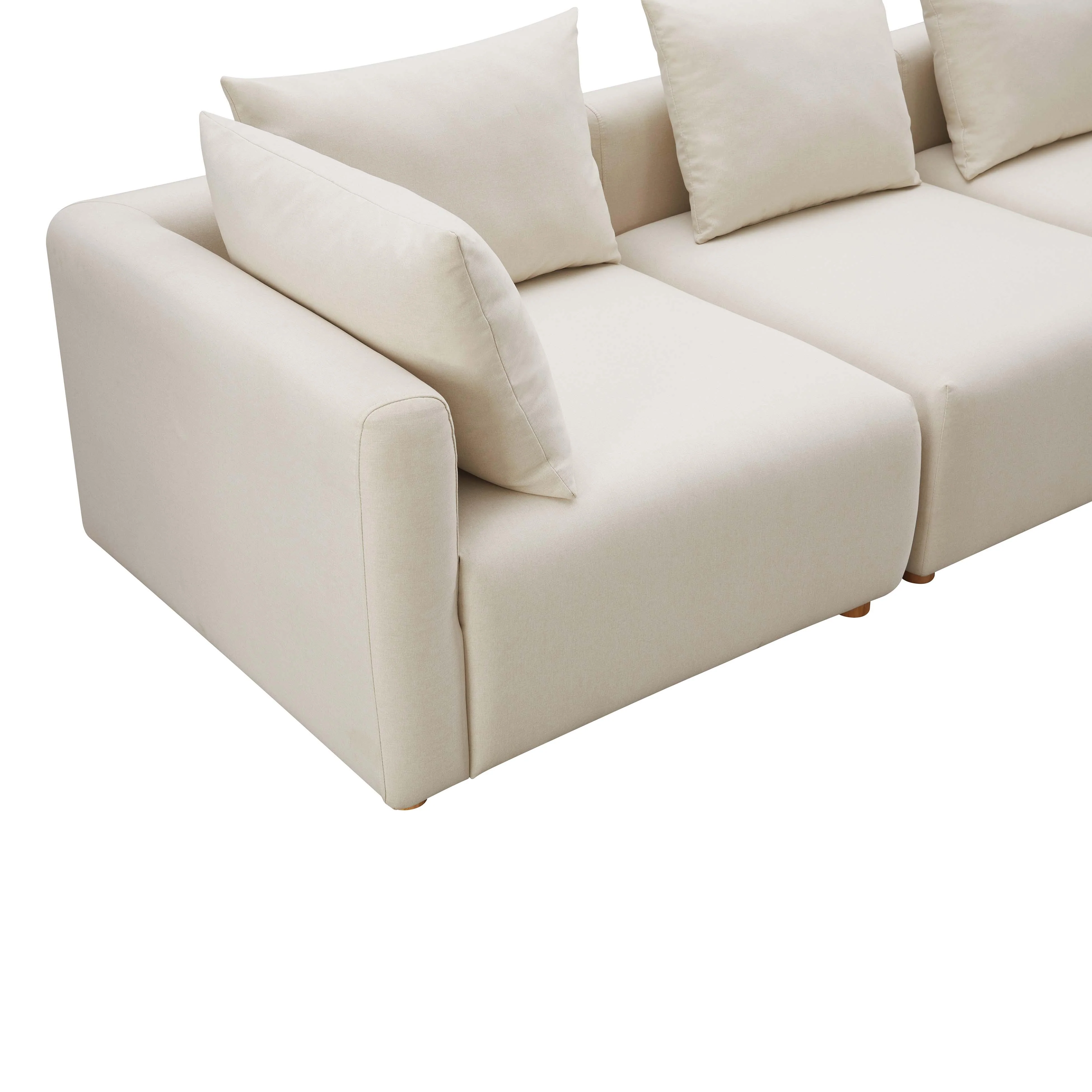 Hangover Cream Performance Linen Sofa 13 Hangover Cream Performance Linen Sofa
