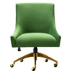 Beatrix Velvet Office Swivel Chair