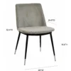 Evora Velvet Dining Chair - Set of 2