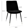 Evora Velvet Dining Chair - Set of 2