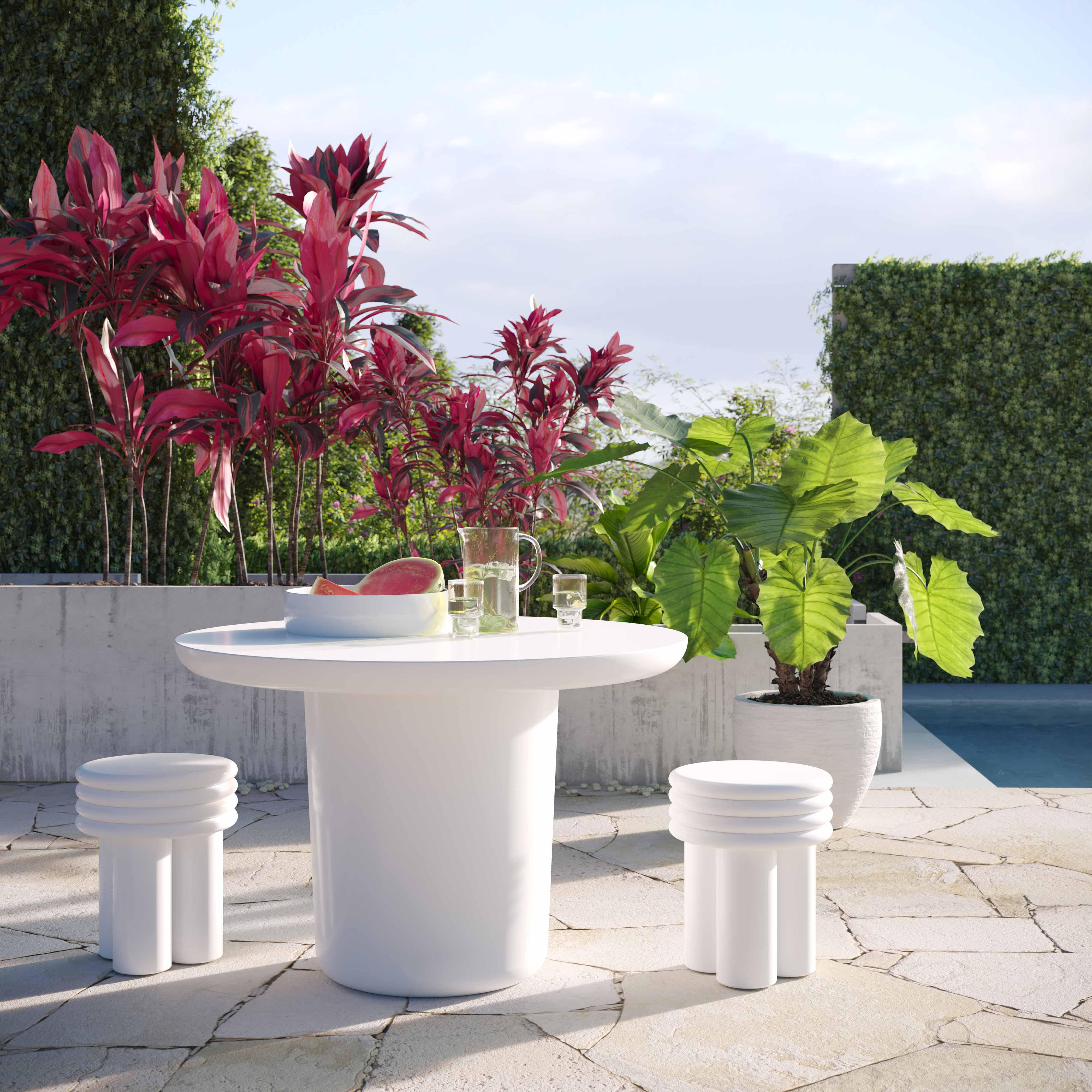 Delta Ivory Concrete Side Table 9 Delta Ivory Concrete Side Table