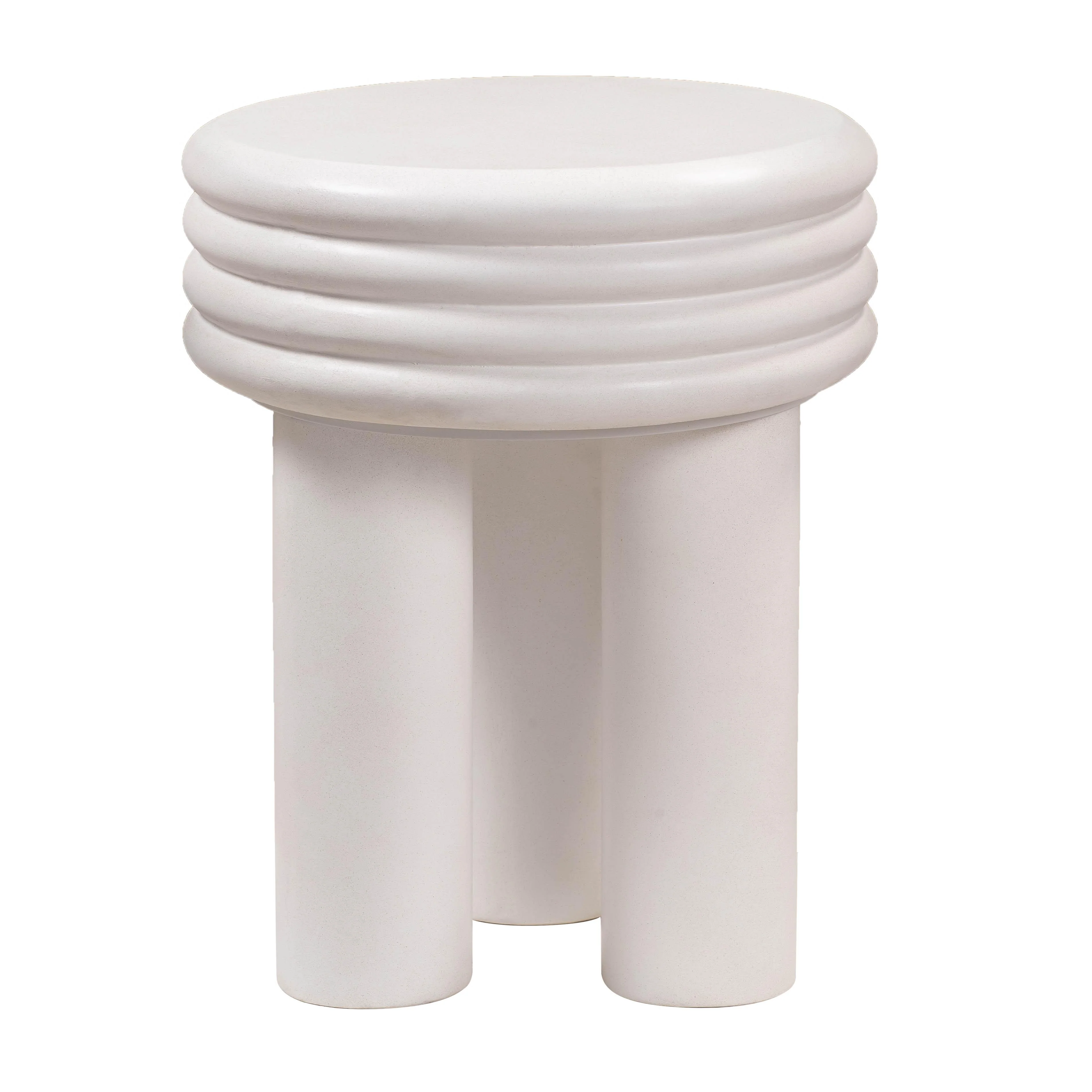 Delta Ivory Concrete Side Table 10 Delta Ivory Concrete Side Table