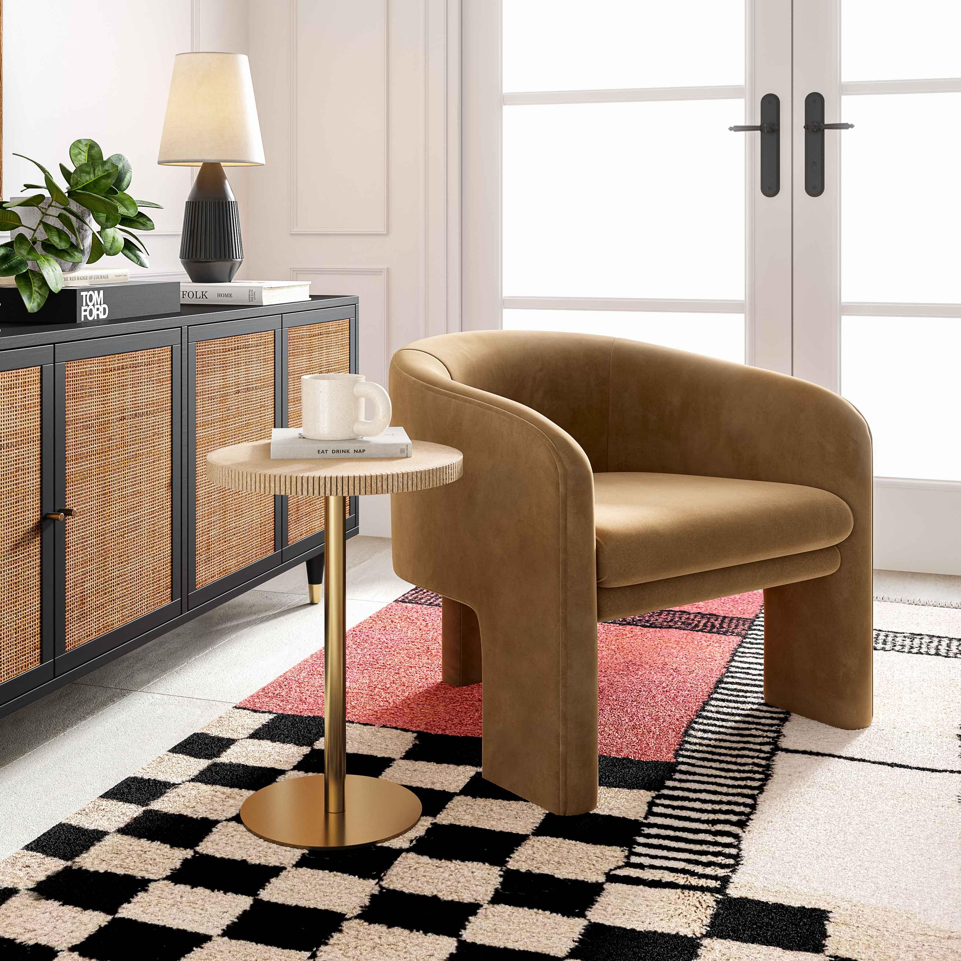 Fiona Gold Stone Side Table 8 Fiona Gold Stone Side Table