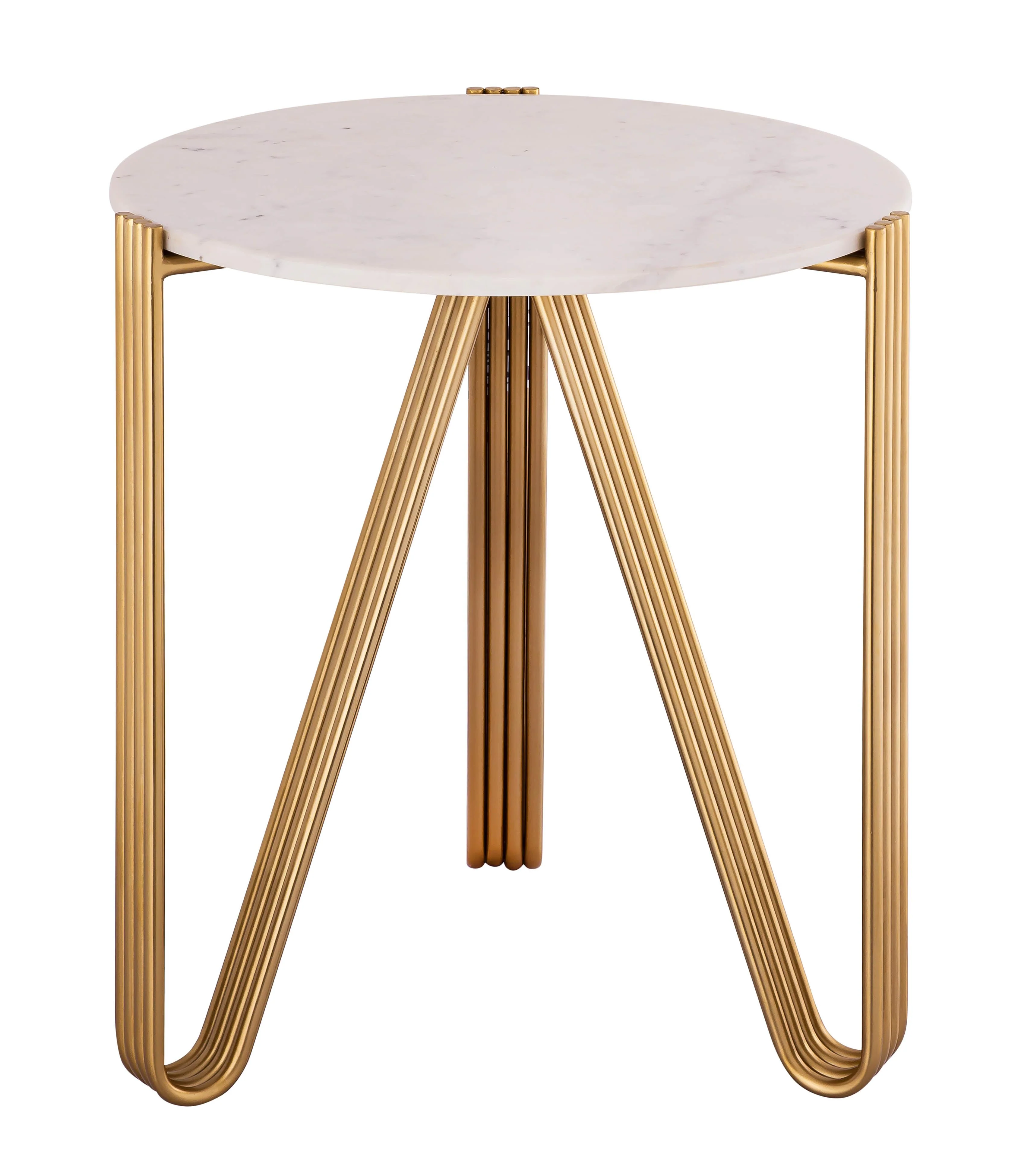 Aya Marble Side Table By Inspire Me! Home Decor