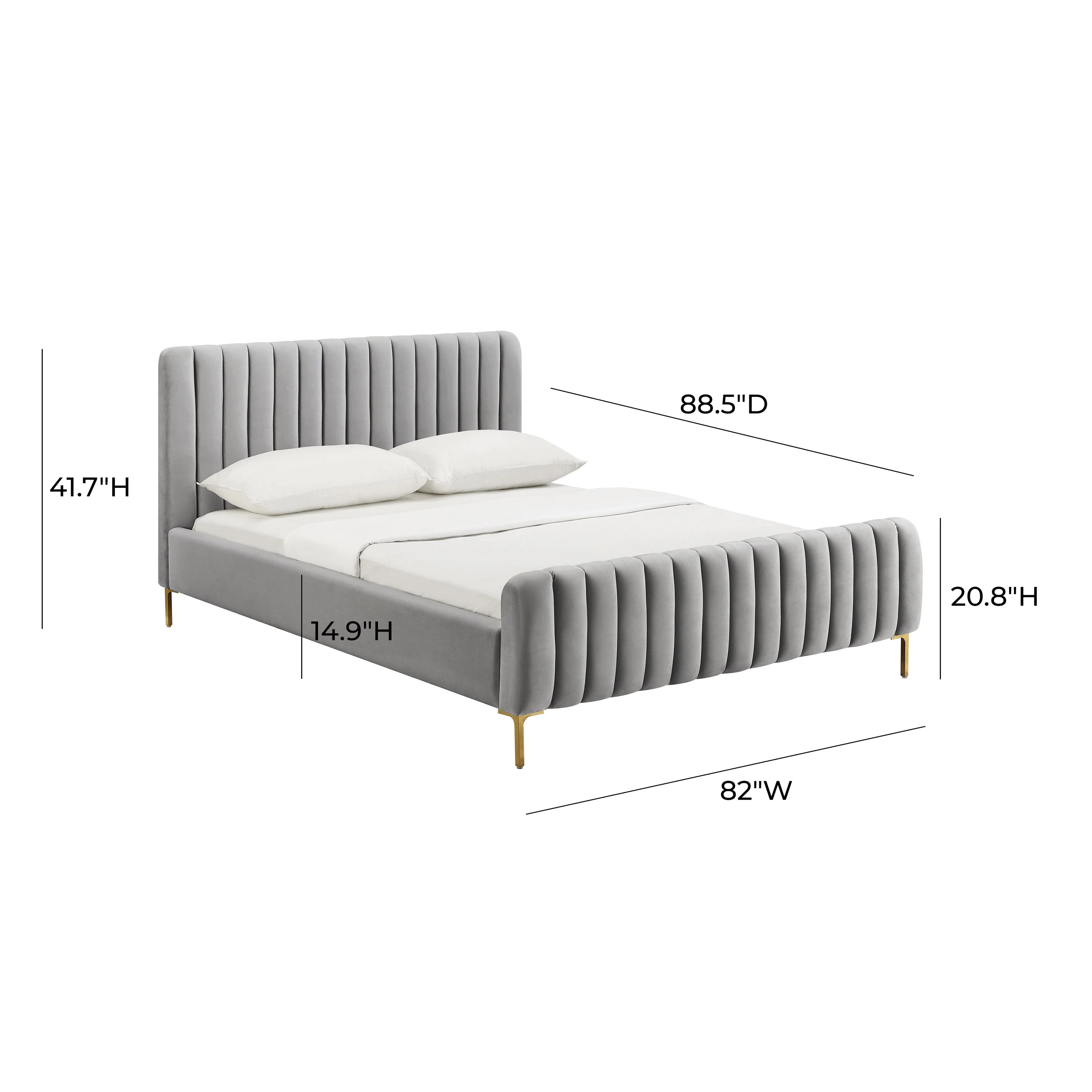 Angela Velvet Bed 60 Angela Velvet Bed