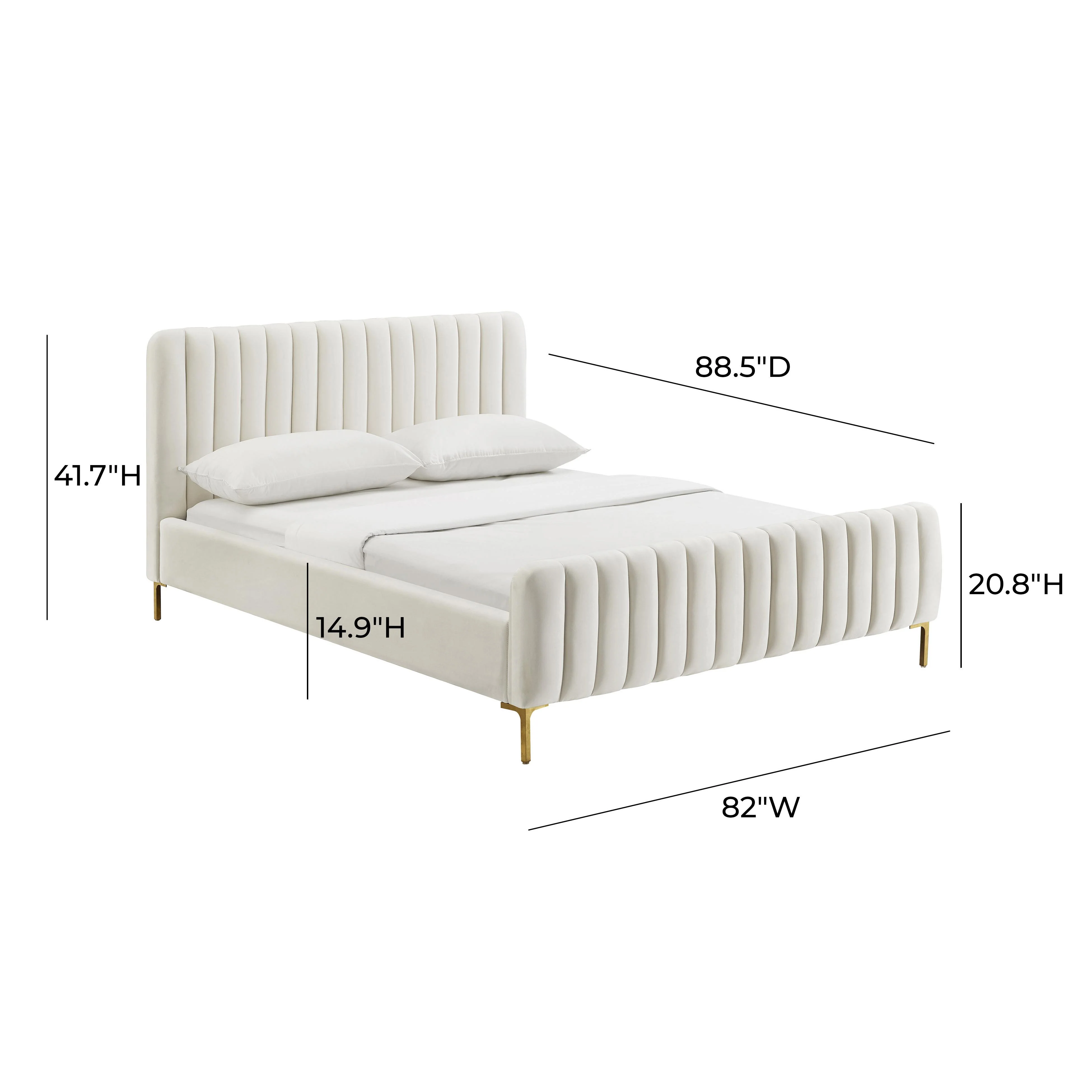 Angela Velvet Bed 72 Angela Velvet Bed