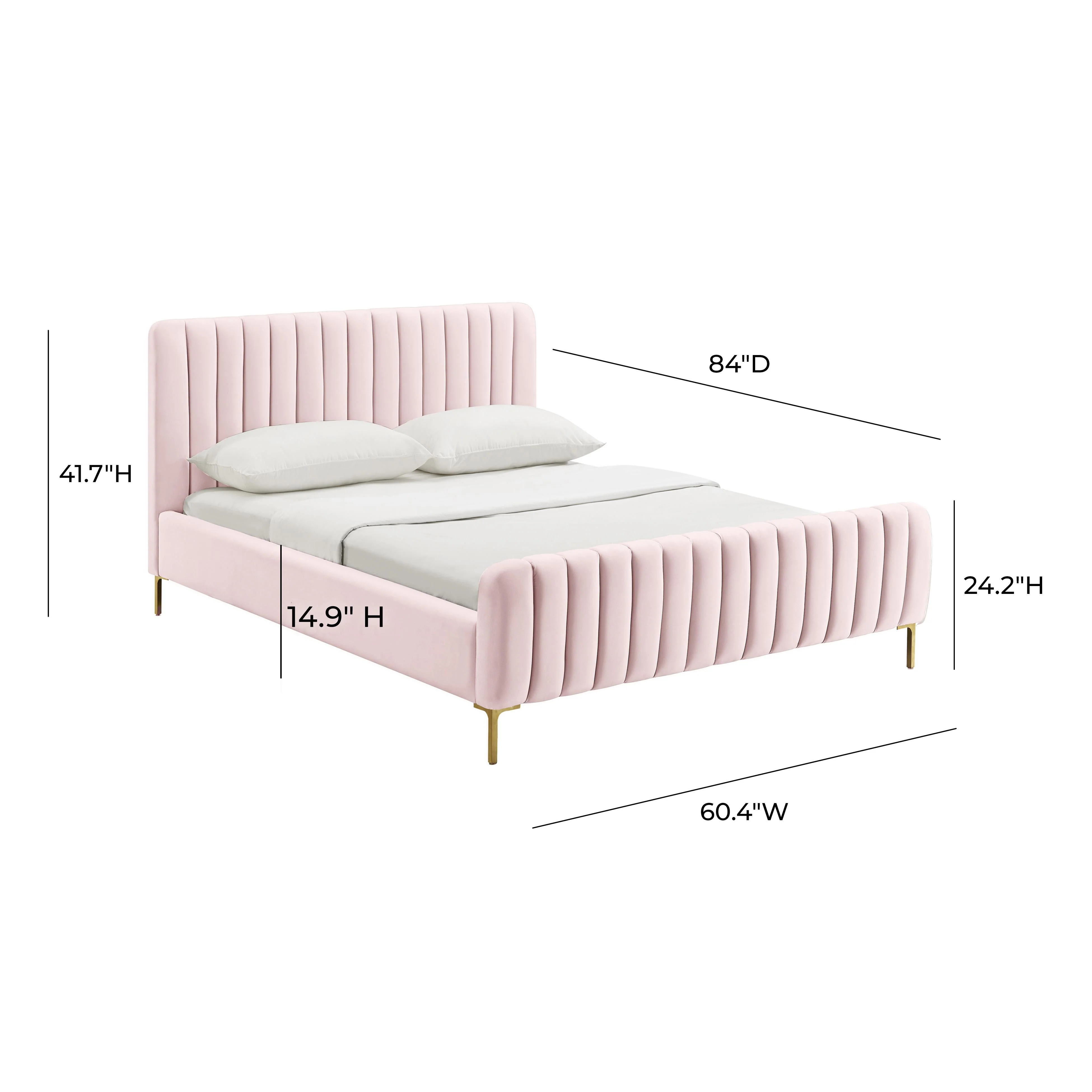 Angela Velvet Bed 90 Angela Velvet Bed
