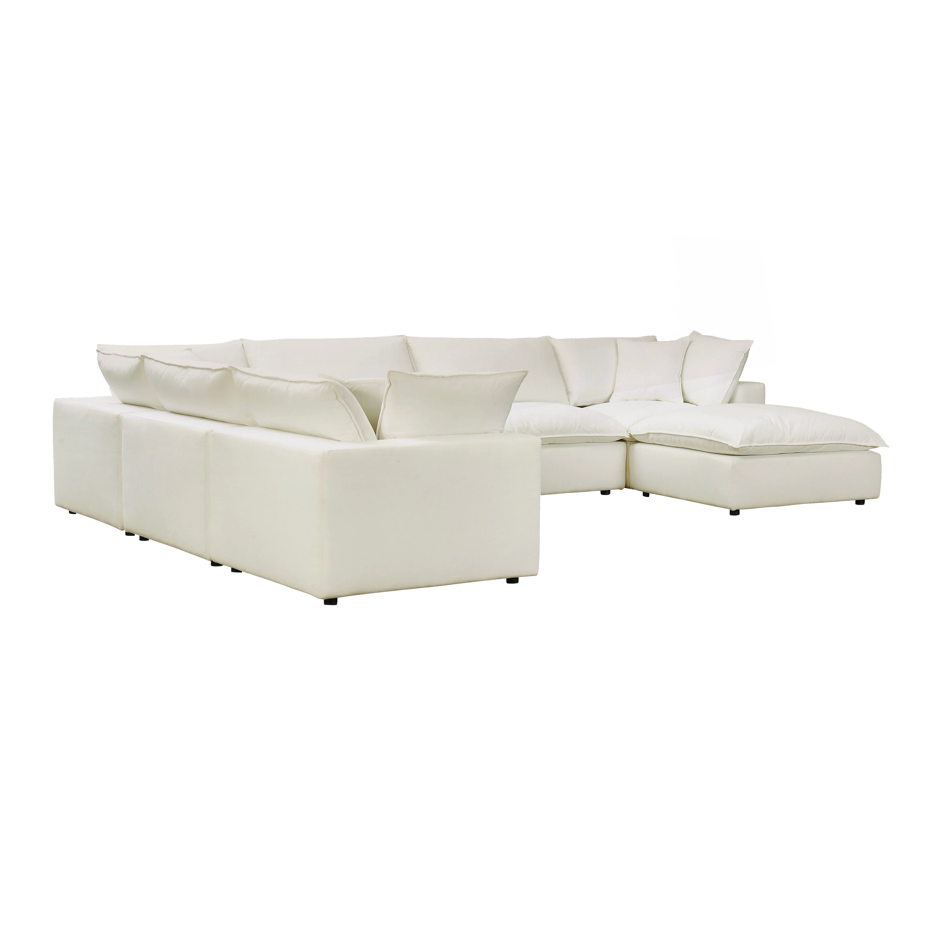Cali Performance Fabric Modular 7-Piece Large Chaise Sectional 39 Cali Performance Fabric Modular 7-Piece Large Chaise Sectional