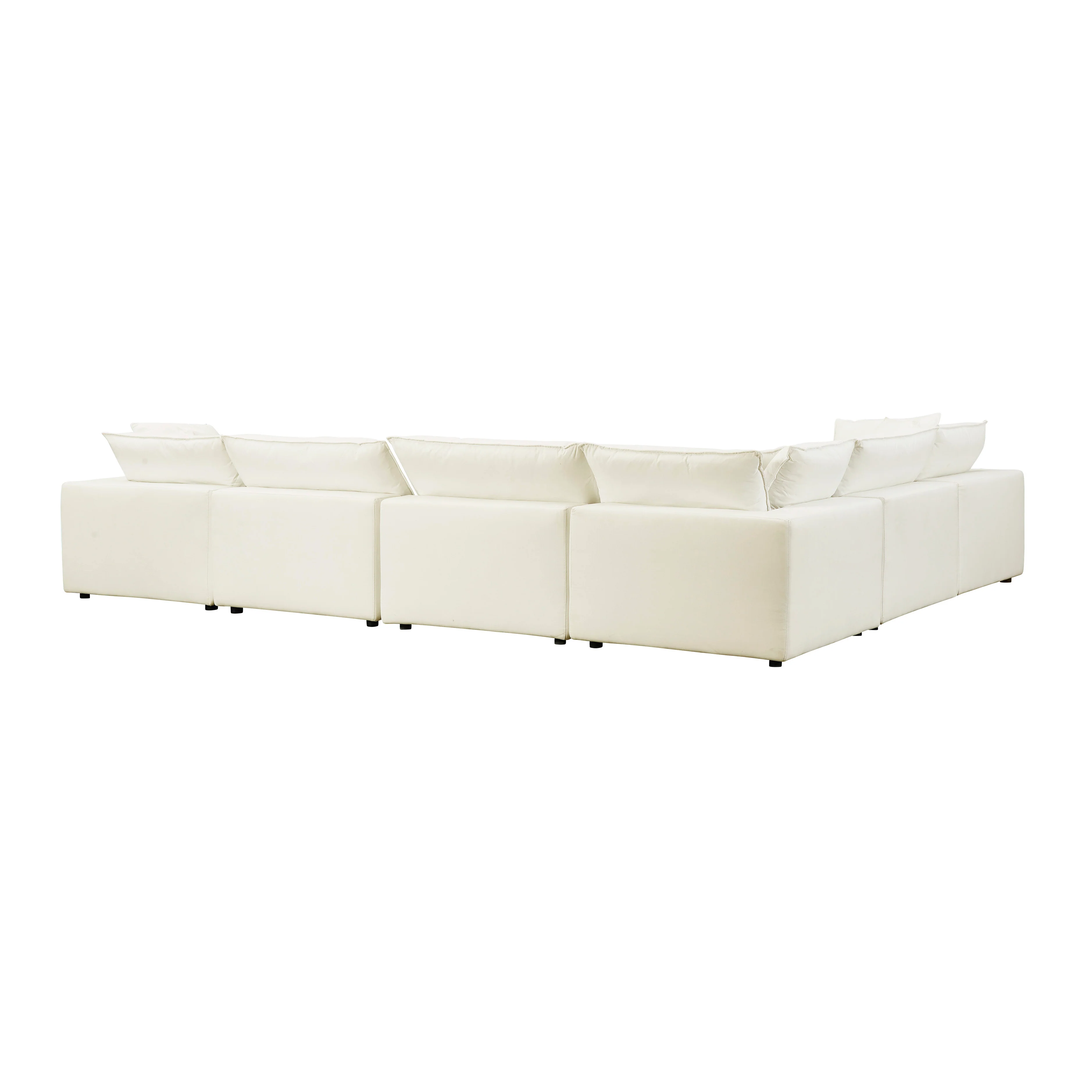 Cali Performance Fabric Modular 7-Piece Large Chaise Sectional 40 Cali Performance Fabric Modular 7-Piece Large Chaise Sectional